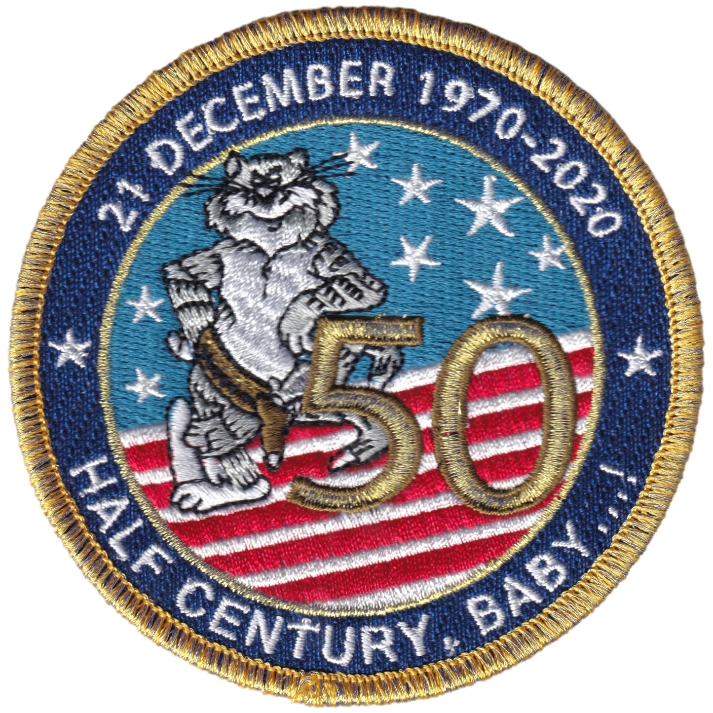 Parche United States - 21 December 1970-2020 - Half Century, baby...!