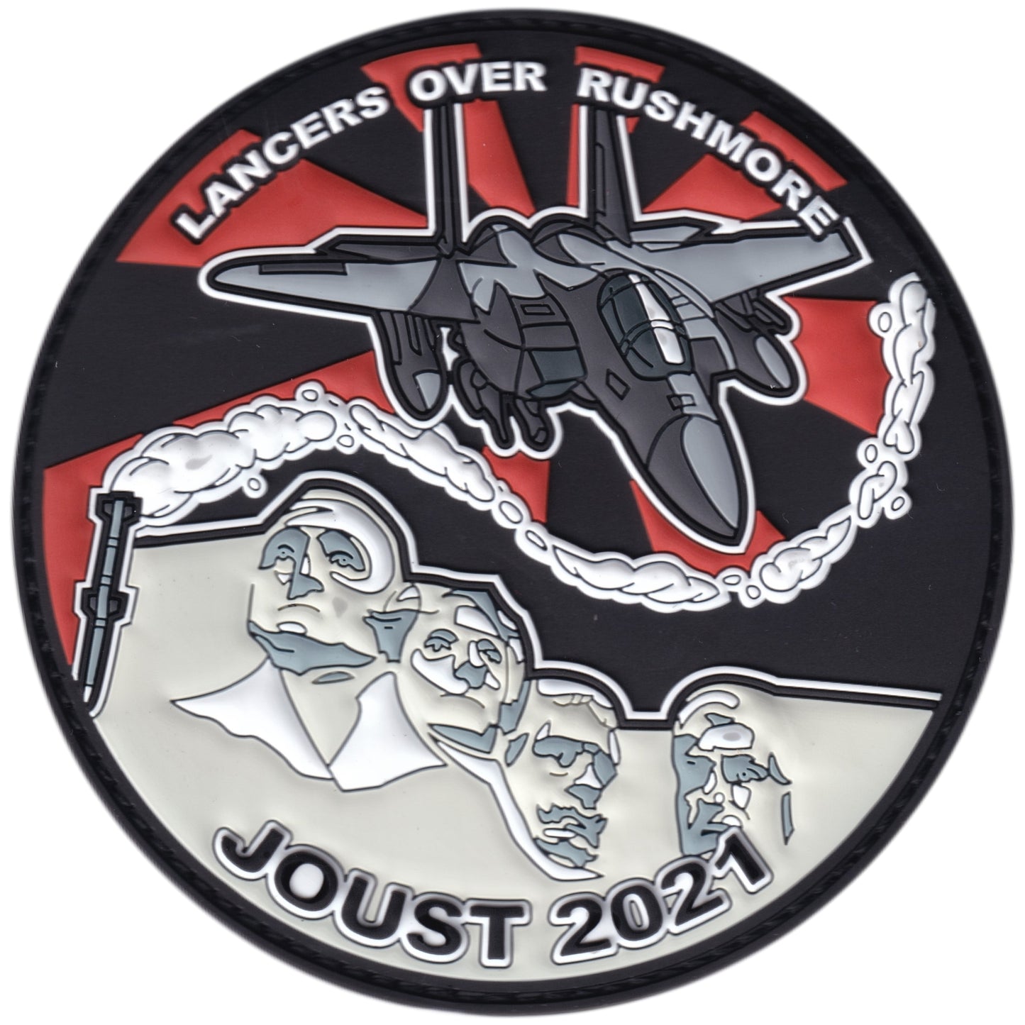 Parche United States Air Force - Lancers Over Rushmore - McDonnell Douglas F-15 Eagle