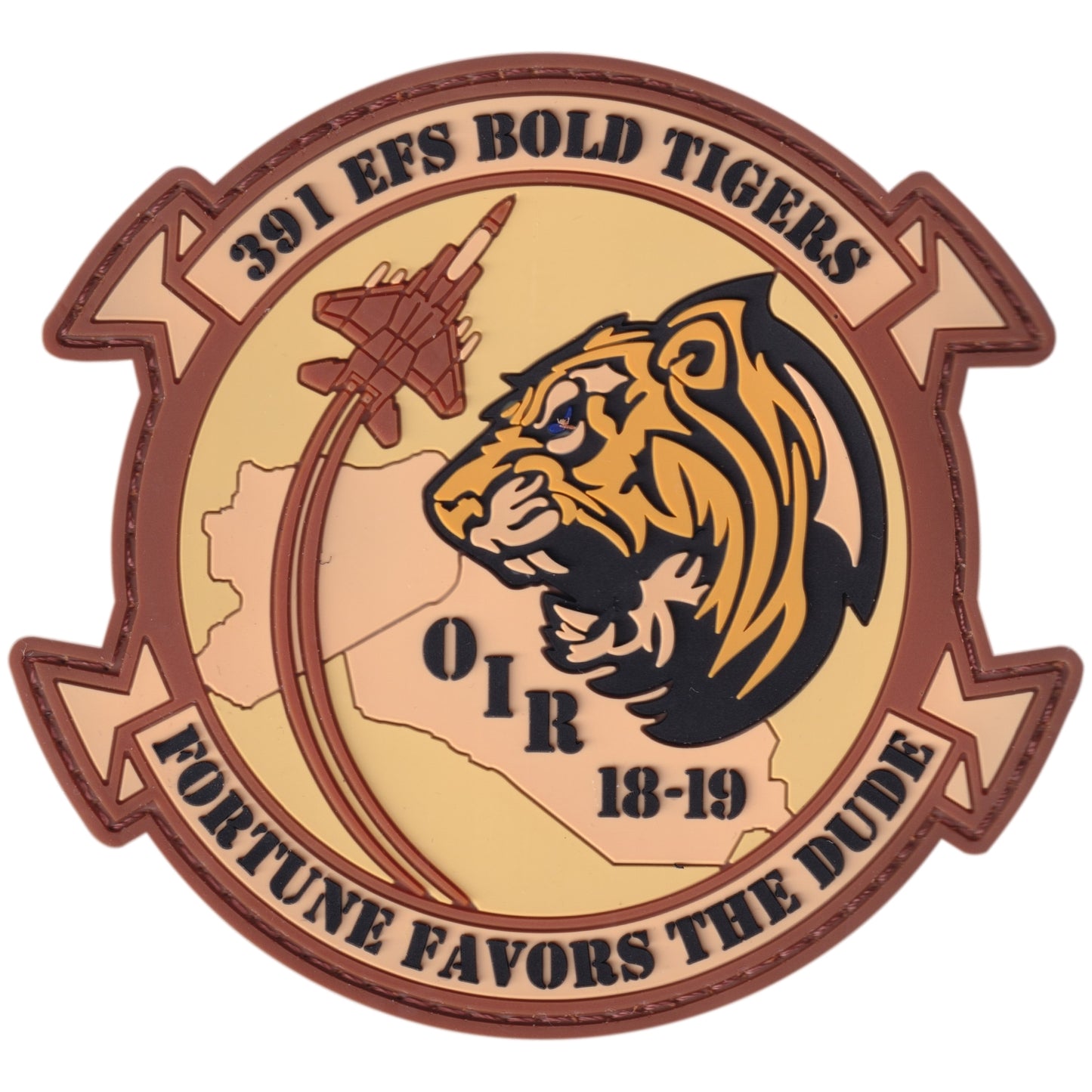 Parche United States Air Force - 391 EFS Bold Tigers - McDonnell Douglas F-15 Eagle