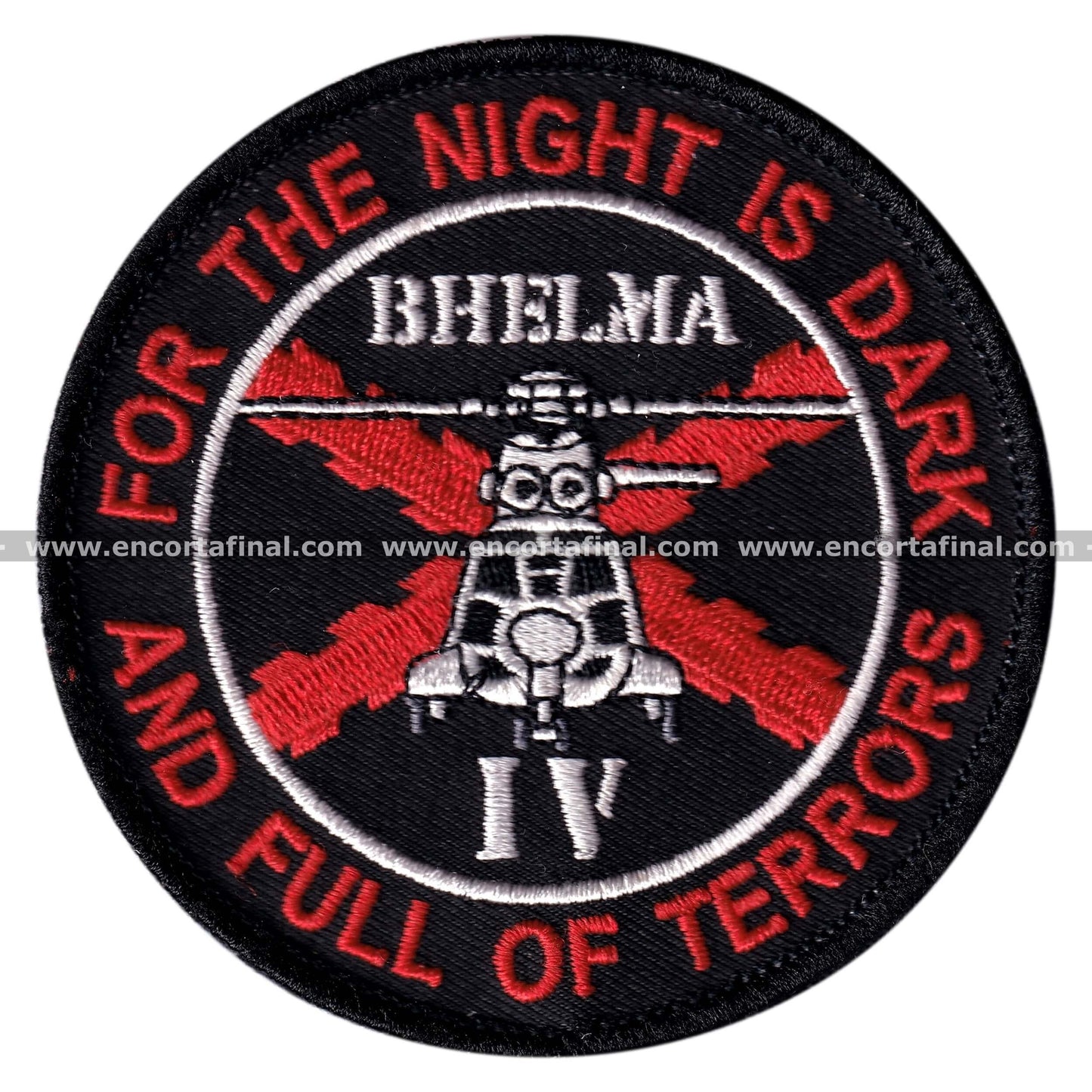 Army Patch - BHELMA IV - For the night is dark and full of ferrors