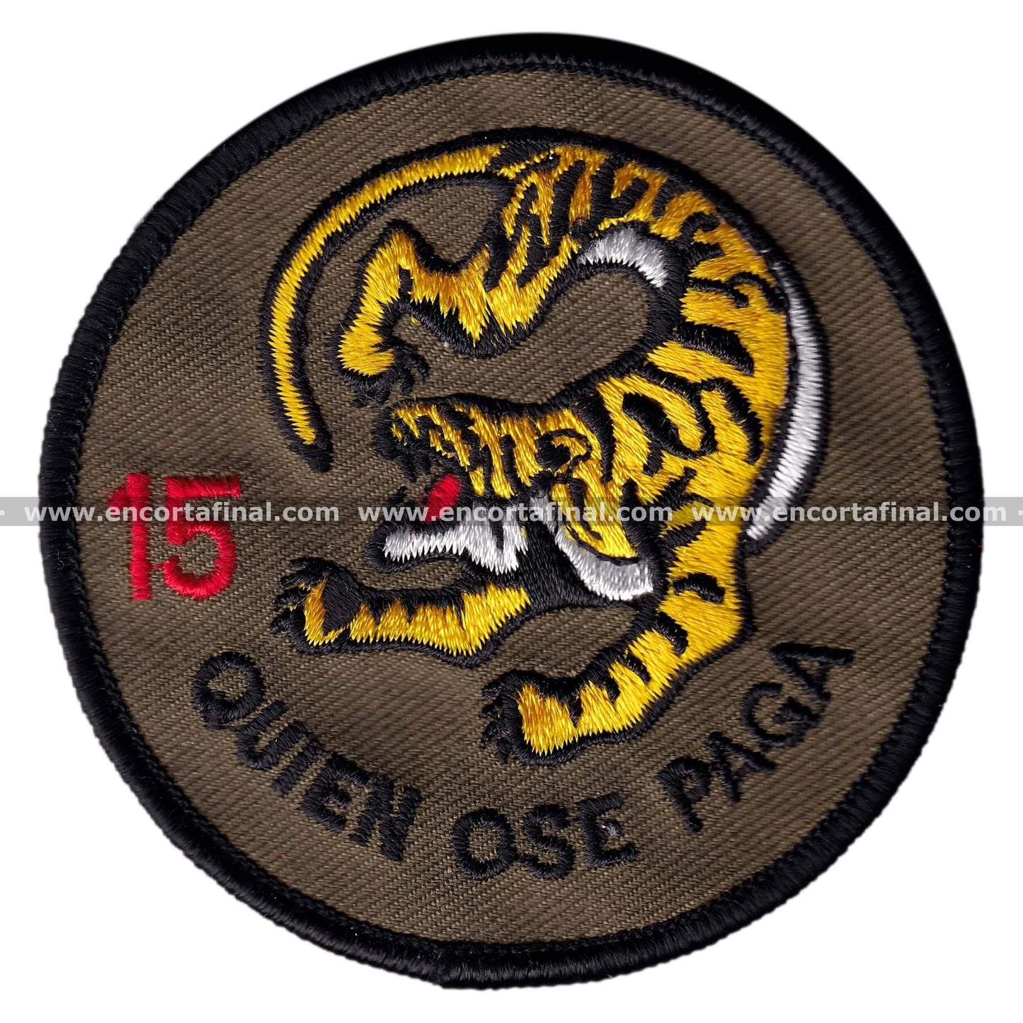 15th Wing Patch - Who Dares Pays - McDonell Douglas EF-18 Hornet