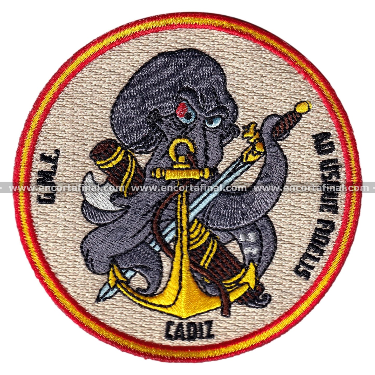 Spanish Navy Patch - GME - Cadiz - Ad usque fidelis