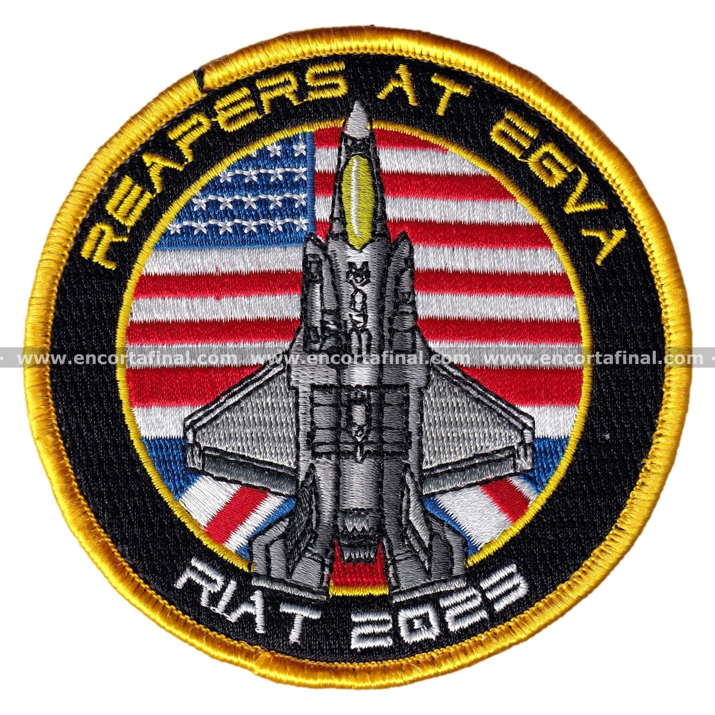 United States Air Force Patch - 493rd Fighter Squadron (Grim Reapers) - Royal International Air Tattoo (RIAT) 2023