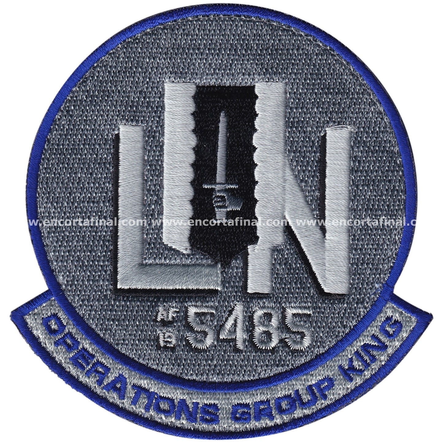 United States Air Force Patch - 493rd Fighter Squadron (Grim Reapers) - Operations Group King