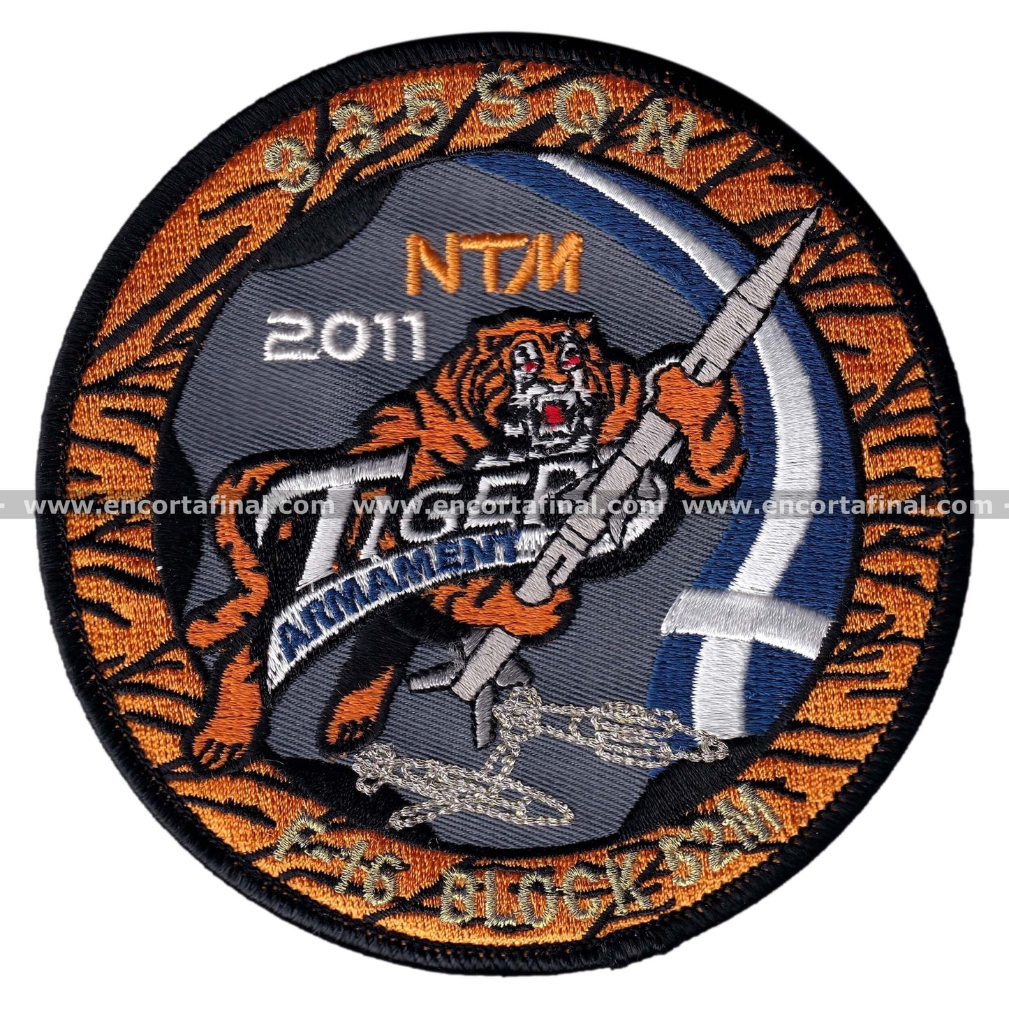 Parche Hellenic Air Force - 335 SQN - Nato Tiger Meet (NTM) 2011 - Tiger Armament - F-16 Block 52M