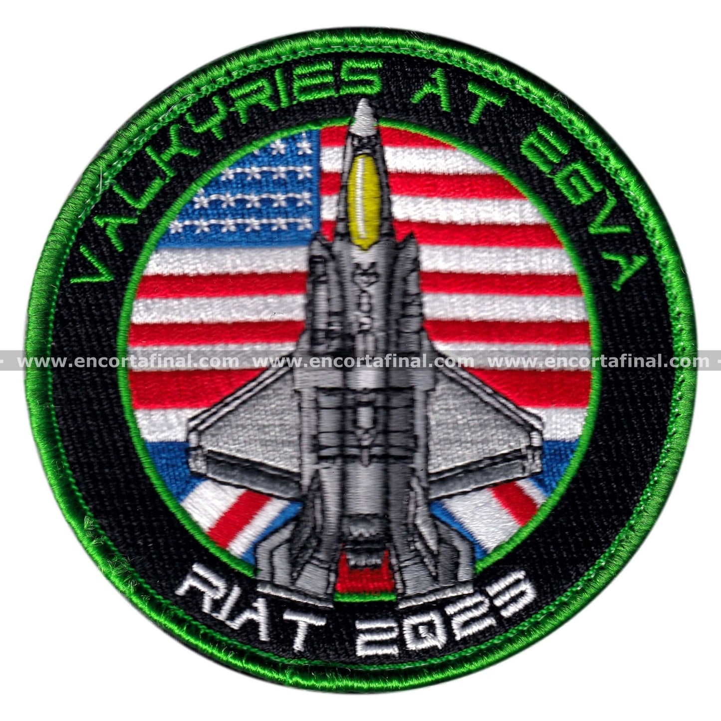 495th Fighter Squadron "Valkyries" (USAF) Patch - Royal International Air Tattoo (RIAT) 2023 - Valkyries At Egva