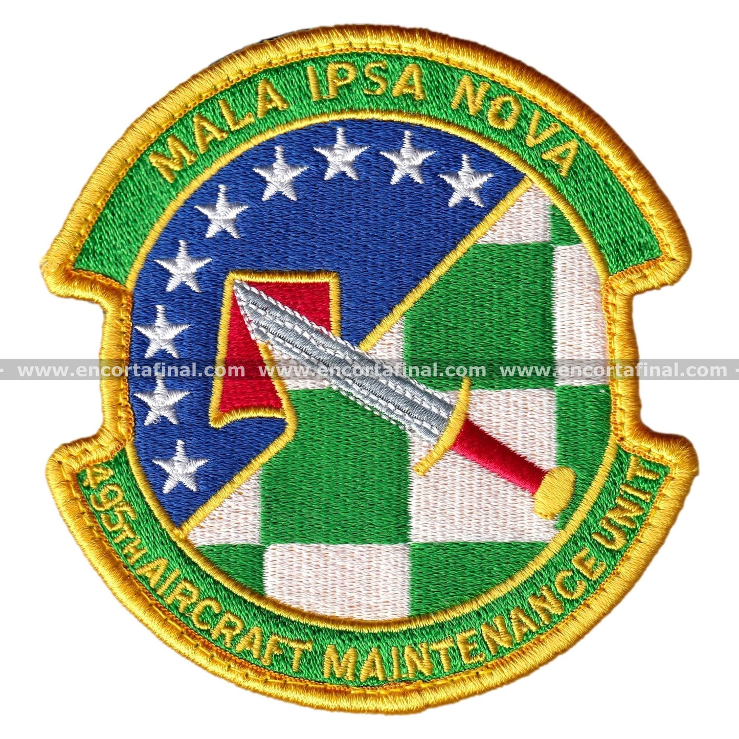 495th Fighter Squadron "Valkyries" (USAF) Patch - Aircraft Maintenance Unit - Lockheed Martin F-35 Lightning II