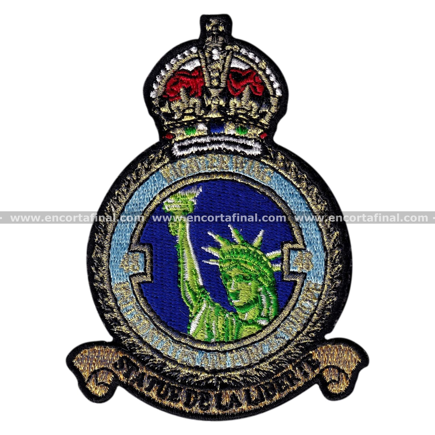 495th Fighter Squadron "Valkyries" (USAF) Patch - Statue de la Liberte - Lockheed Martin F-35 Lightning II