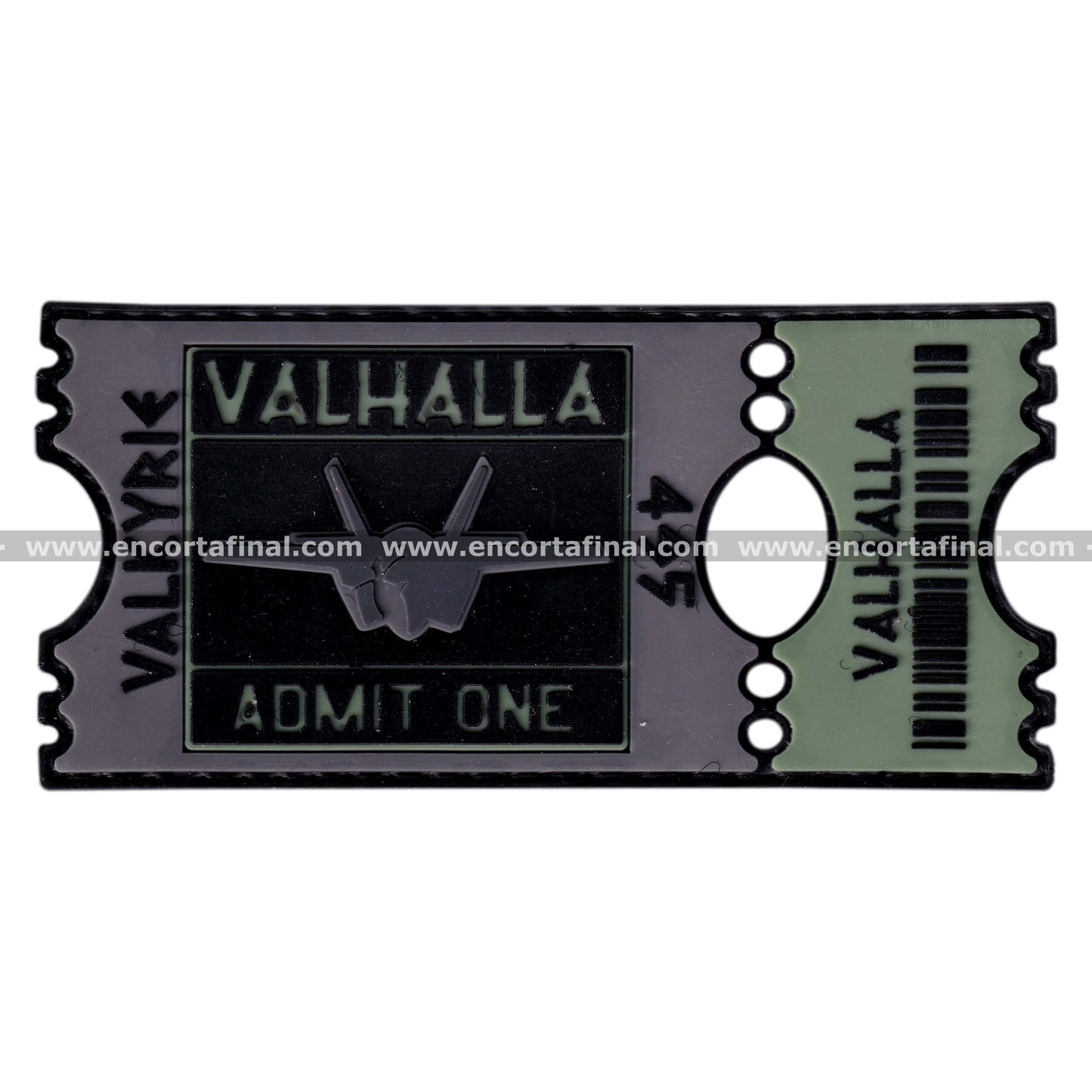 495th Fighter Squadron "Valkyries" (USAF) Patch - Valhalla Admit One - Lockheed Martin F-35 Lightning II