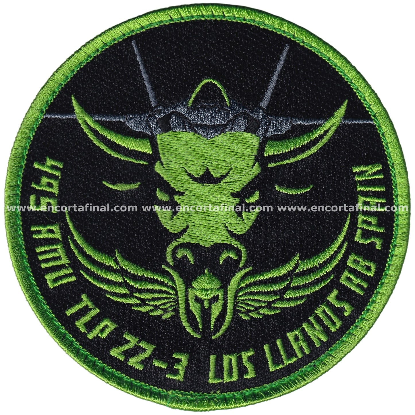 495th Fighter Squadron "Valkyries" (USAF) patch - TLP 22-3 Los Llanos AB Spain - Lockheed Martin F-35 Lightning II