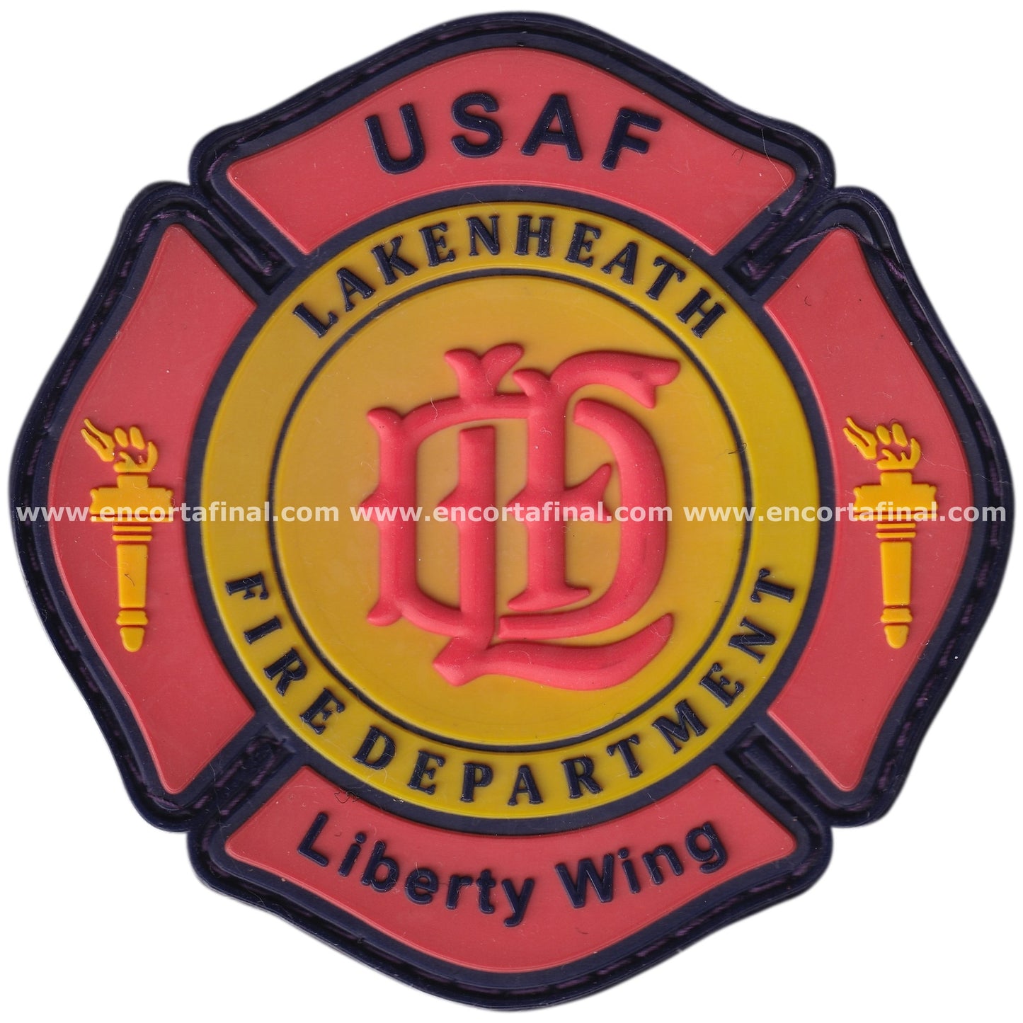 United States Air Force (USAF) Patch - Lakenheath Fire Department - Liberty Wing