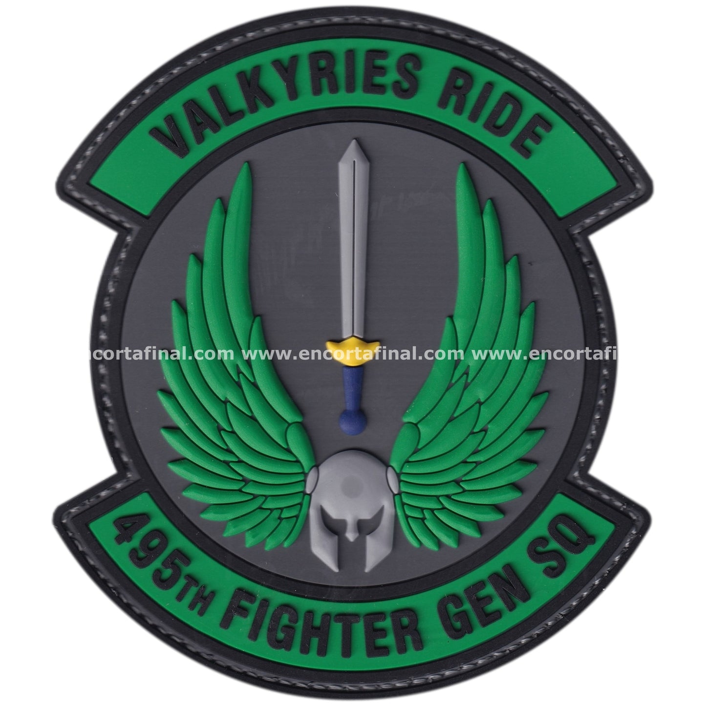 495th Fighter Squadron "Valkyries" (USAF) Patch - Valkyries Ride - Lockheed Martin F-35 Lightning II