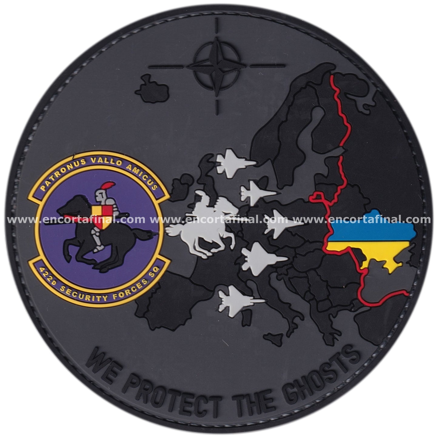 Parche United States Air Force (USAF) - 422D Security Forces Squadron - We Believe In Ghosts (WBIG)