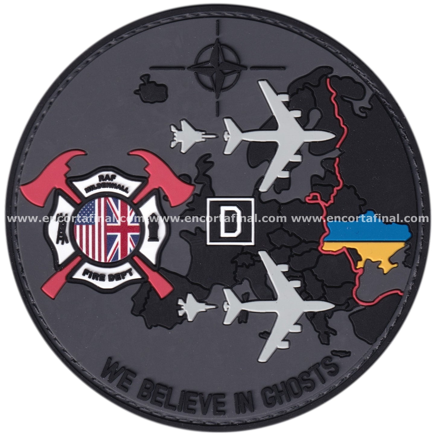Parche Royal Air Force - Fire Dept - We Believe in Gosths (WBIG)