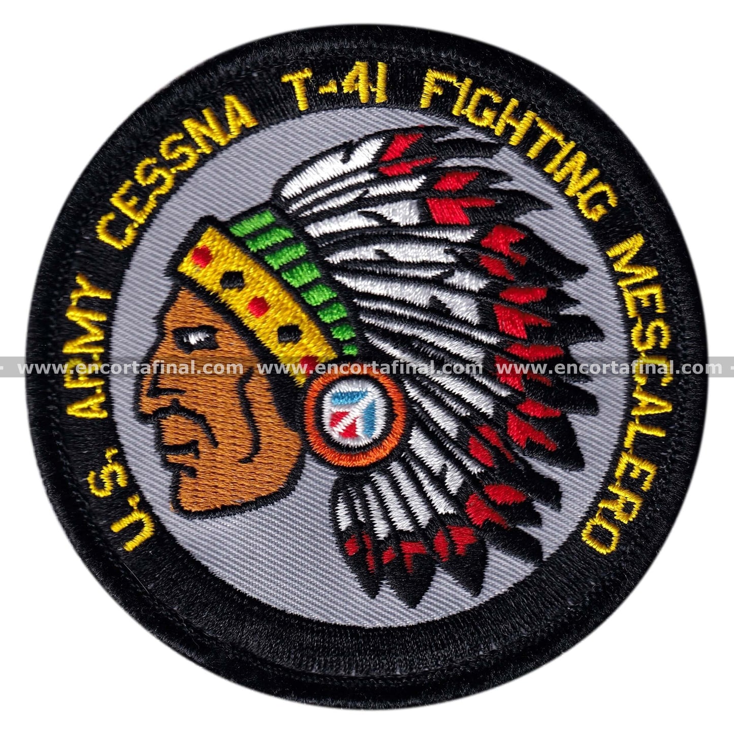 Patch - United States Army - Cessna T-41 Fighting Mescalero