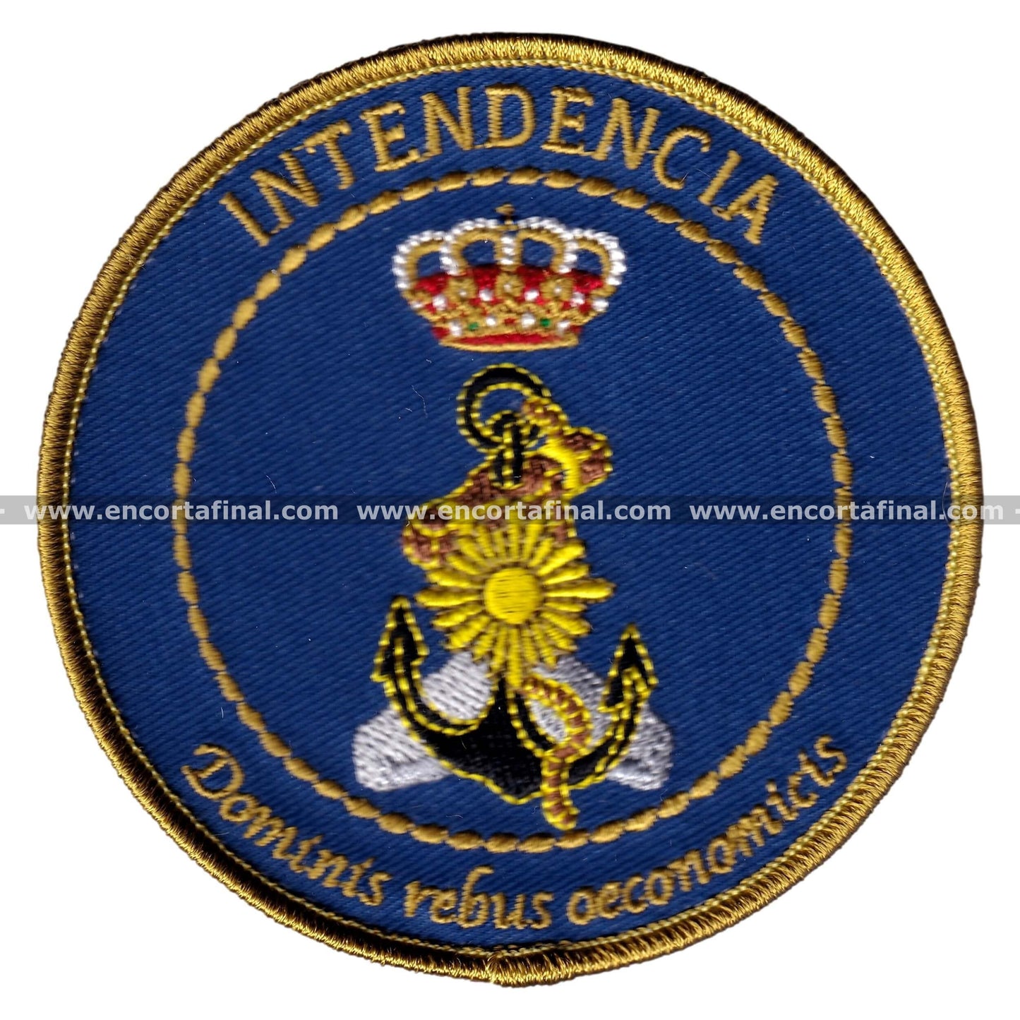Spanish Navy Patch - Quartermaster - Dominis Rebus Oeconomicis