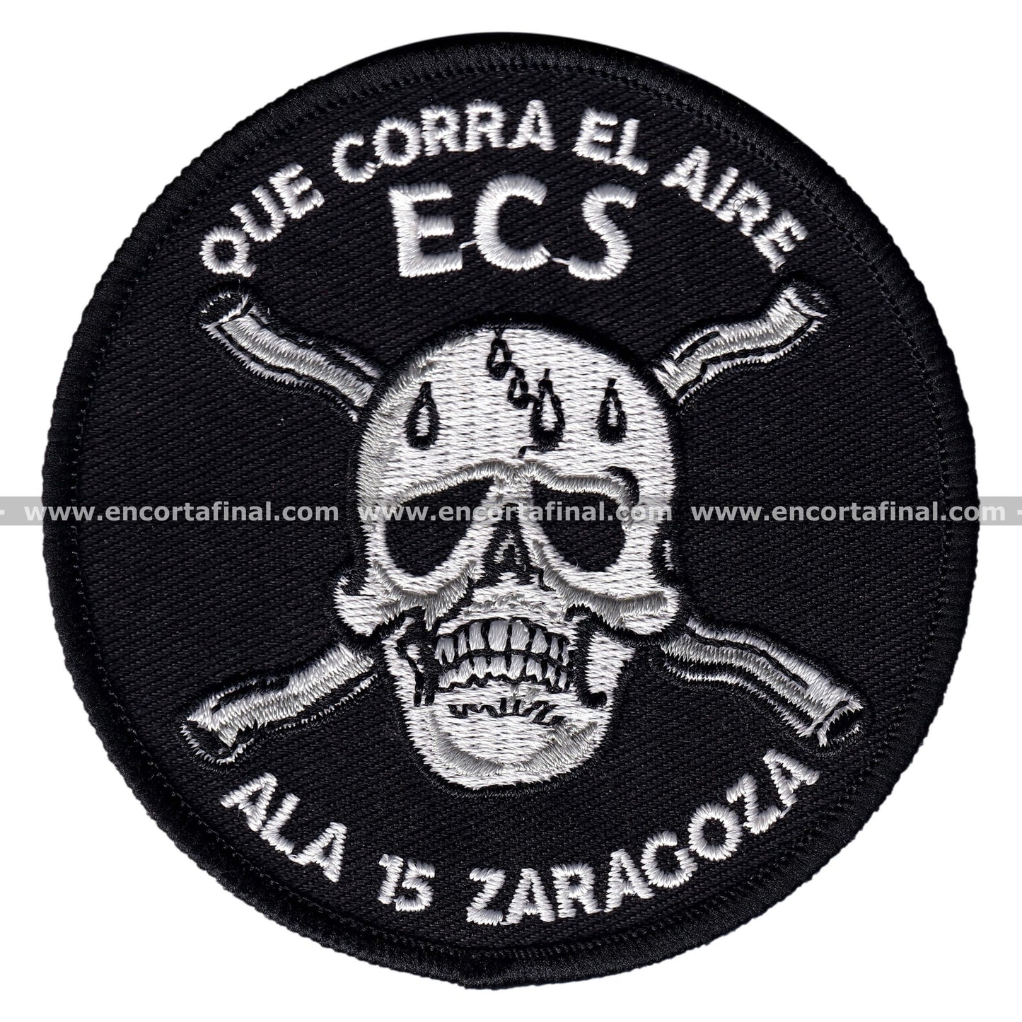 Air Force Patch - Wing 15 - ECS - Zaragoza - Let the air flow