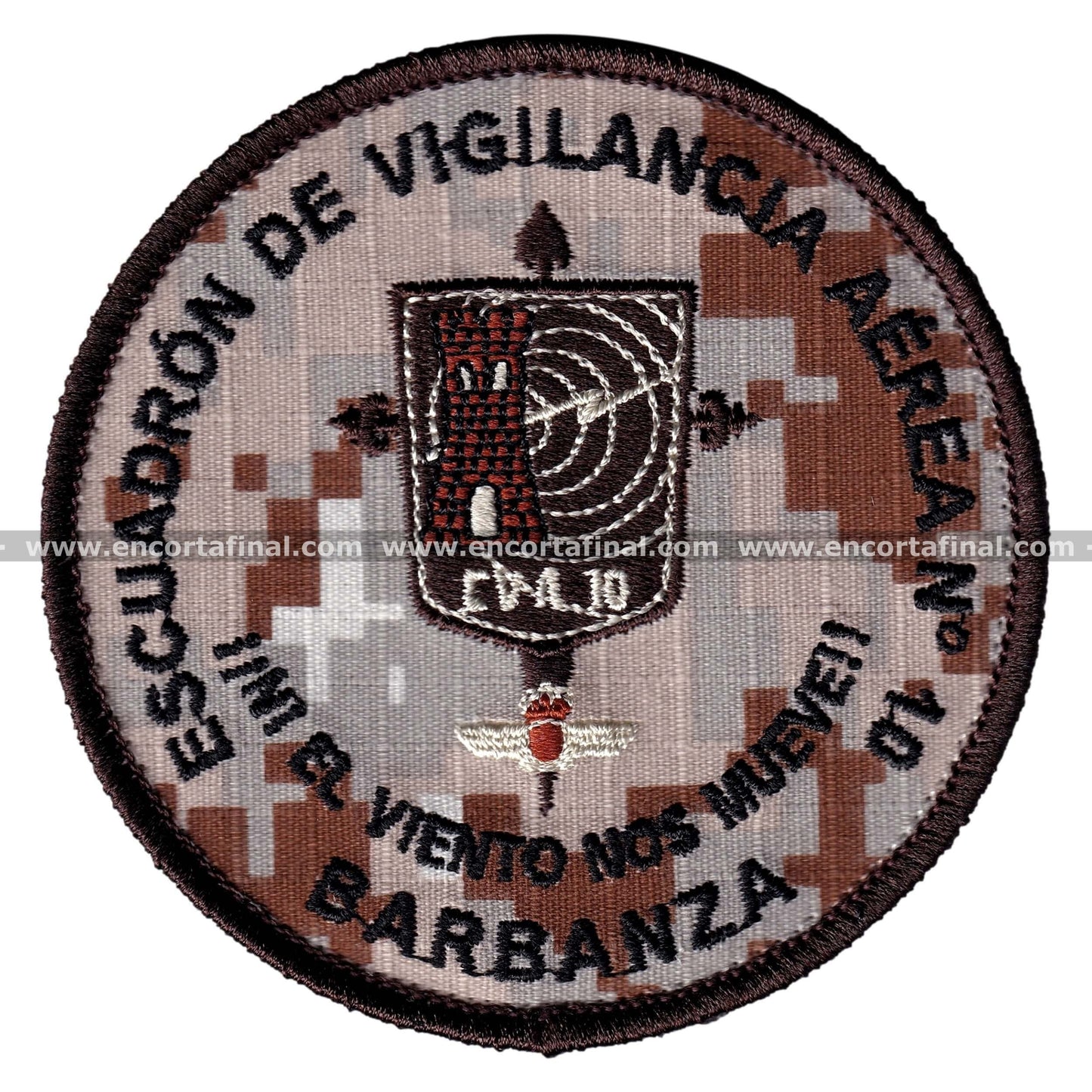 Patch Air Surveillance Squadron No. 10 - Barbanza - Not Even The Wind Moves Us