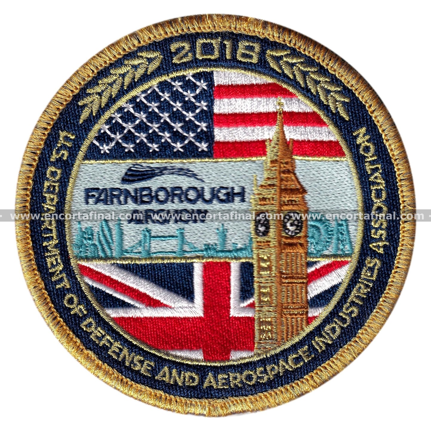 Parche Farnborough 2018 - US Department Of Defense And Aerospace Industries Association