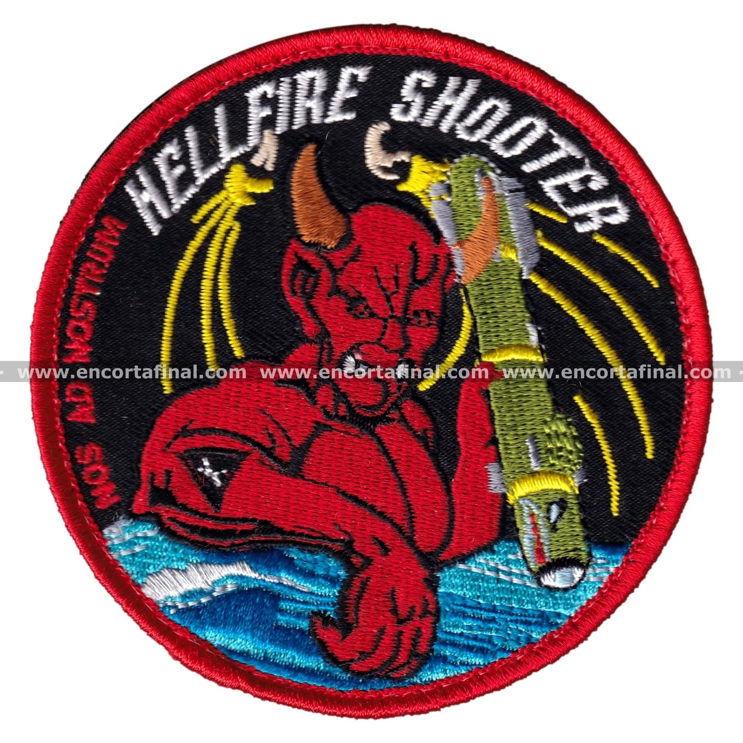 Tenth Squadron Patch - Hellfire Shooter - Nos Ad Nostrum