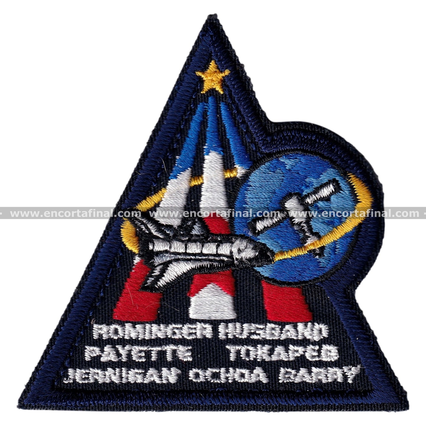 NASA Patch - Mission STS-96 - Rominger Husband Payette Tokapeb Jernigan Ochoa Barry