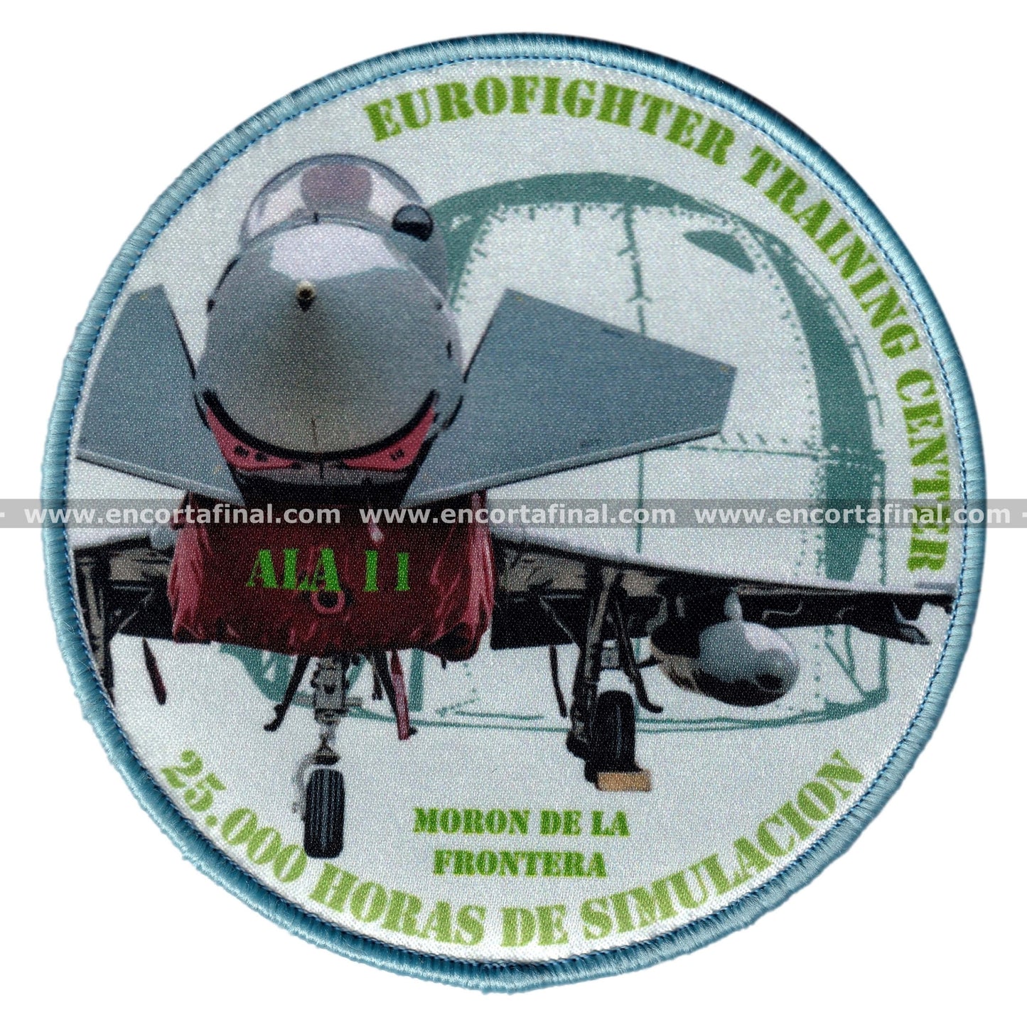 11th Wing Patch - 11th Wing - Eurofighter Training Center - Moron de la Frontera - 25000 Simulation Hours - Eurofighter Typhoon