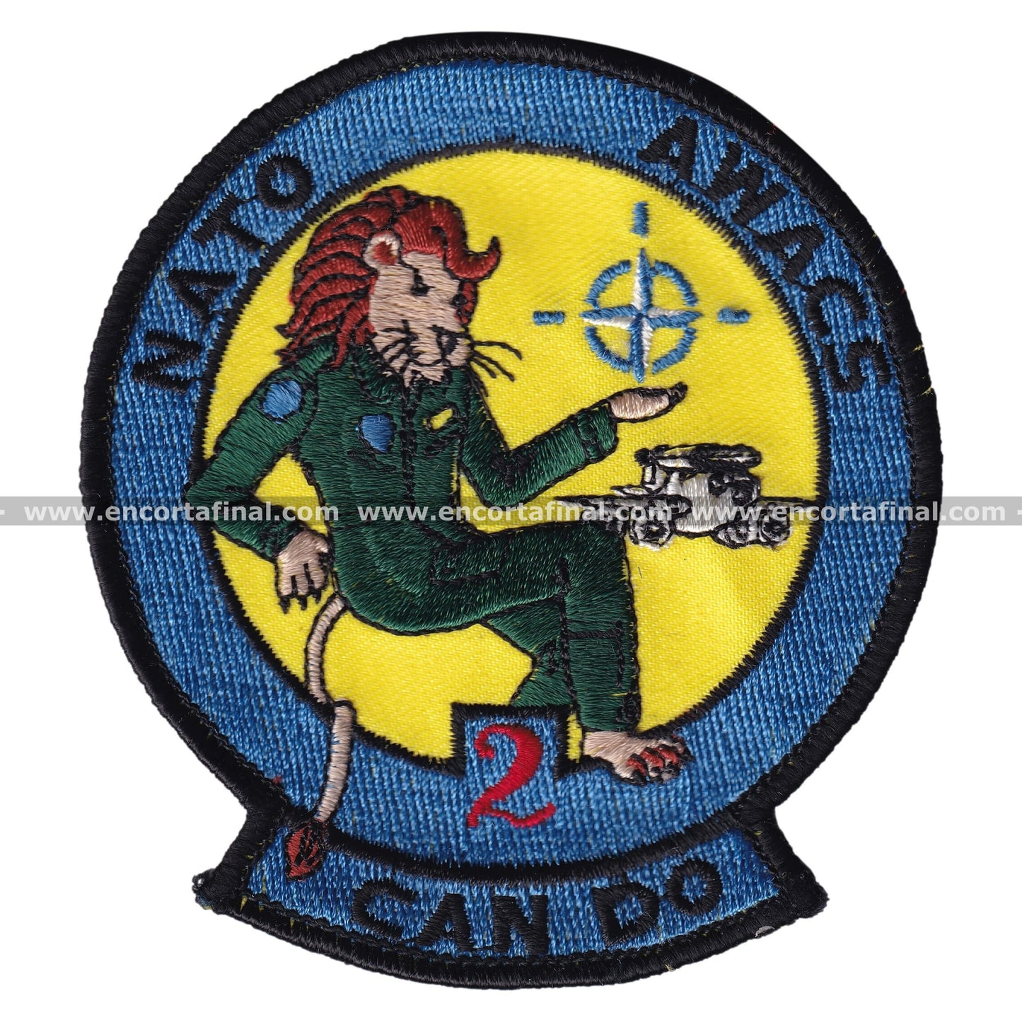 Parche French Air Force - 2 Squadron - Can Do (2001) - Boeing E-3 Sentry AWACS