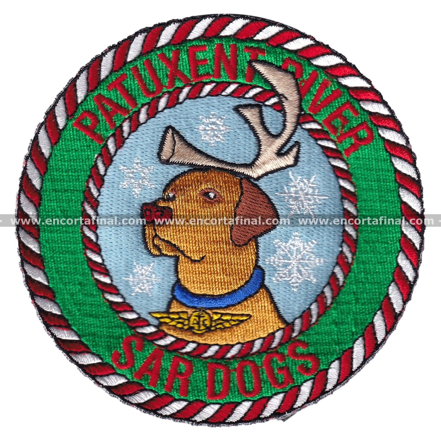 Nas Patuxent River Sar Dogs Christmas Patch