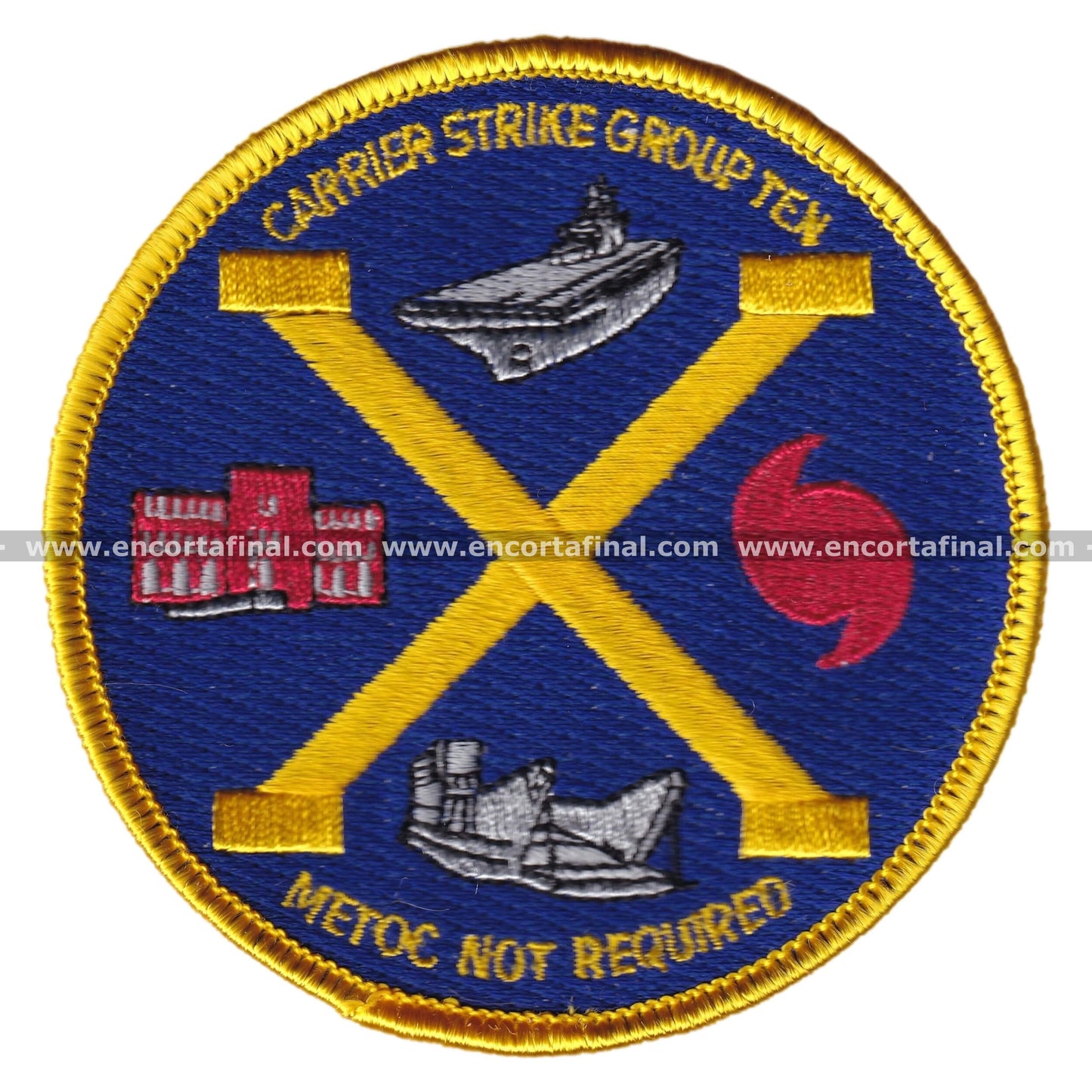 United States Navy Patch - Carrier Strike Group Ten - Metoc not Required
