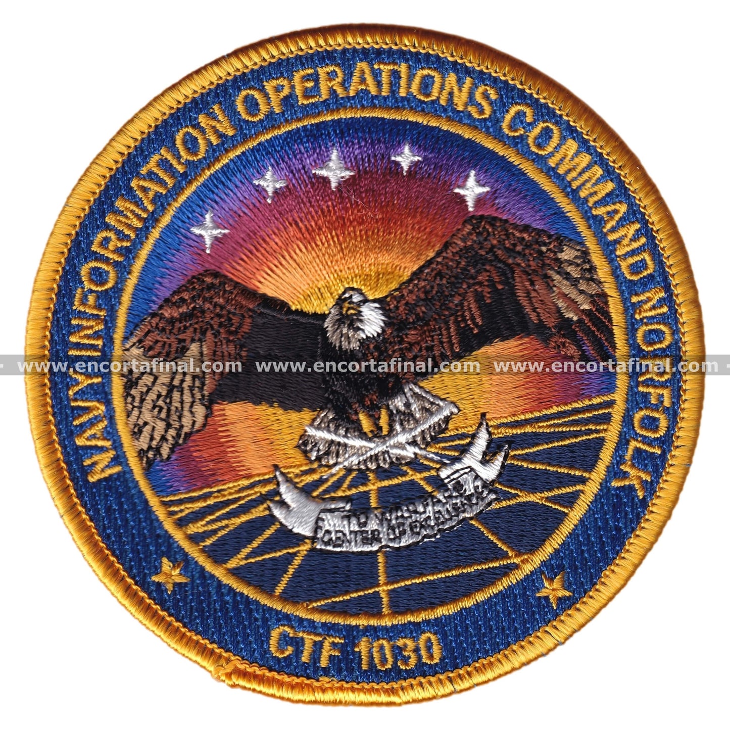 United States Navy Patch - Navy Information Operations Command Norfolk - CTF 1030