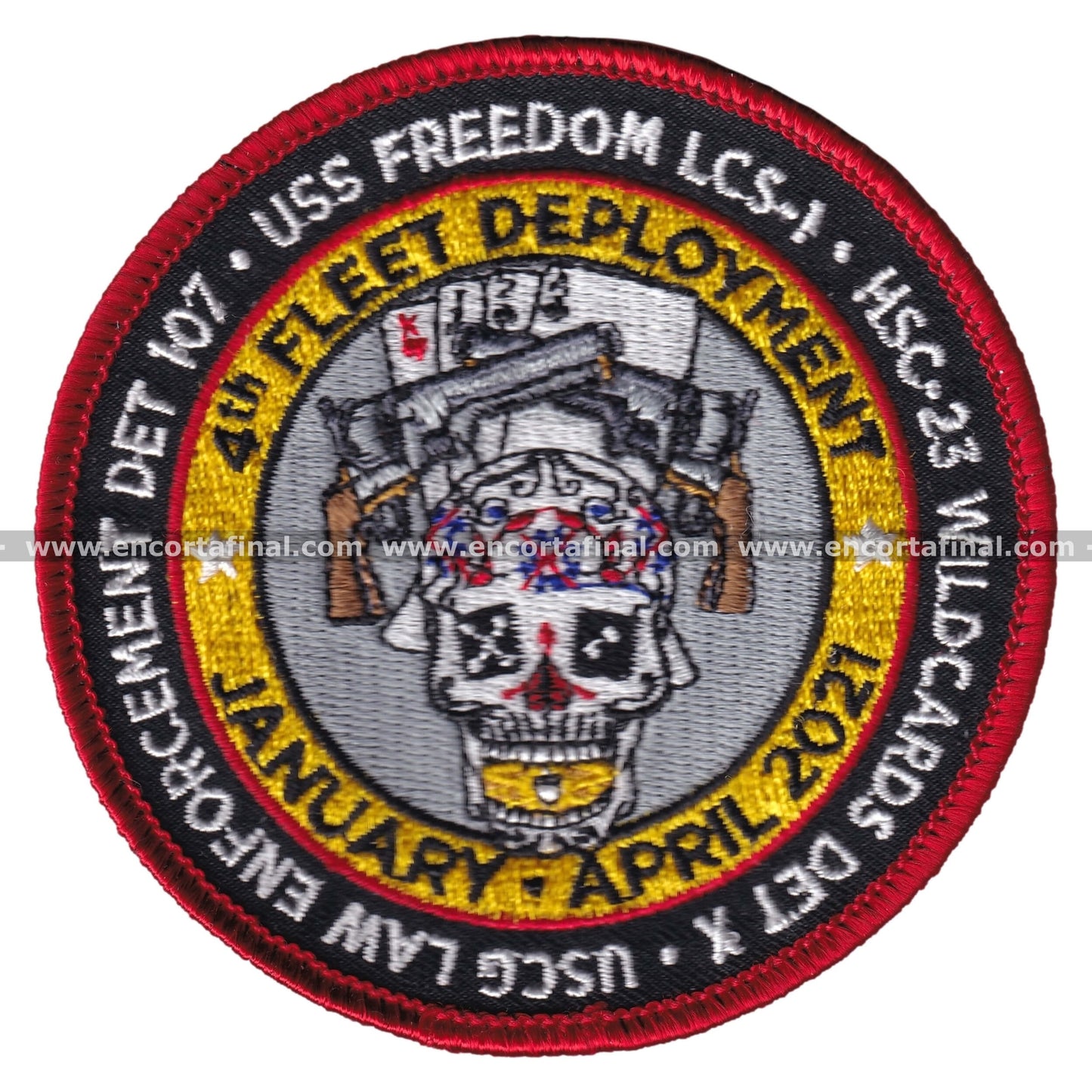United States Marine Corps Patch - 4th Fleet Deployment