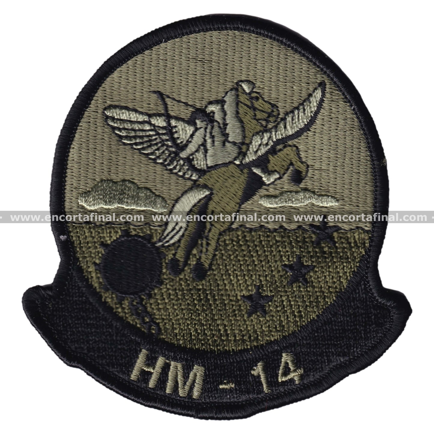 United States Air Force Patch - HM-14 Vanguard Command Od Green