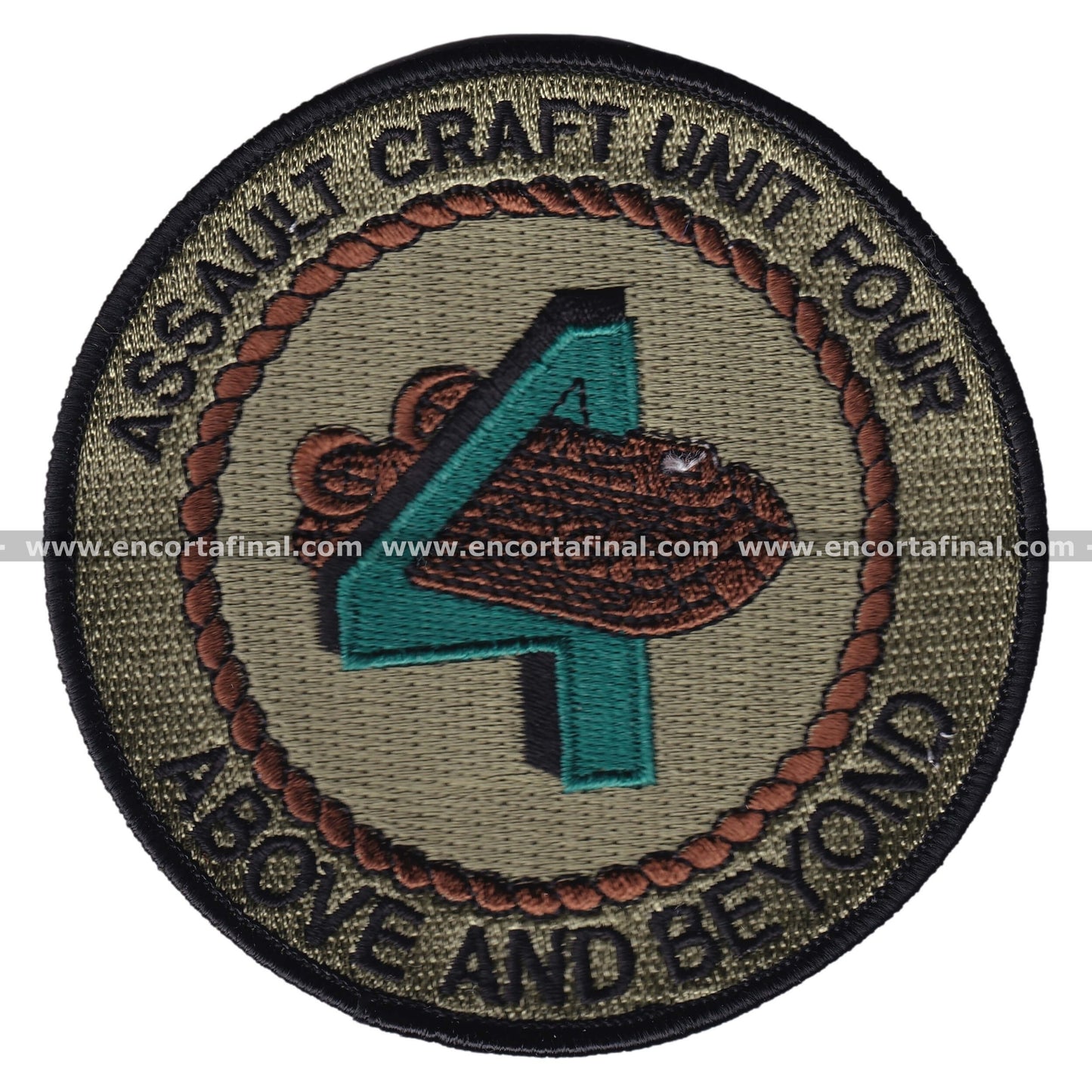 United States Armed Forces Patch - Assault Craft Unit Four Above And Beyond