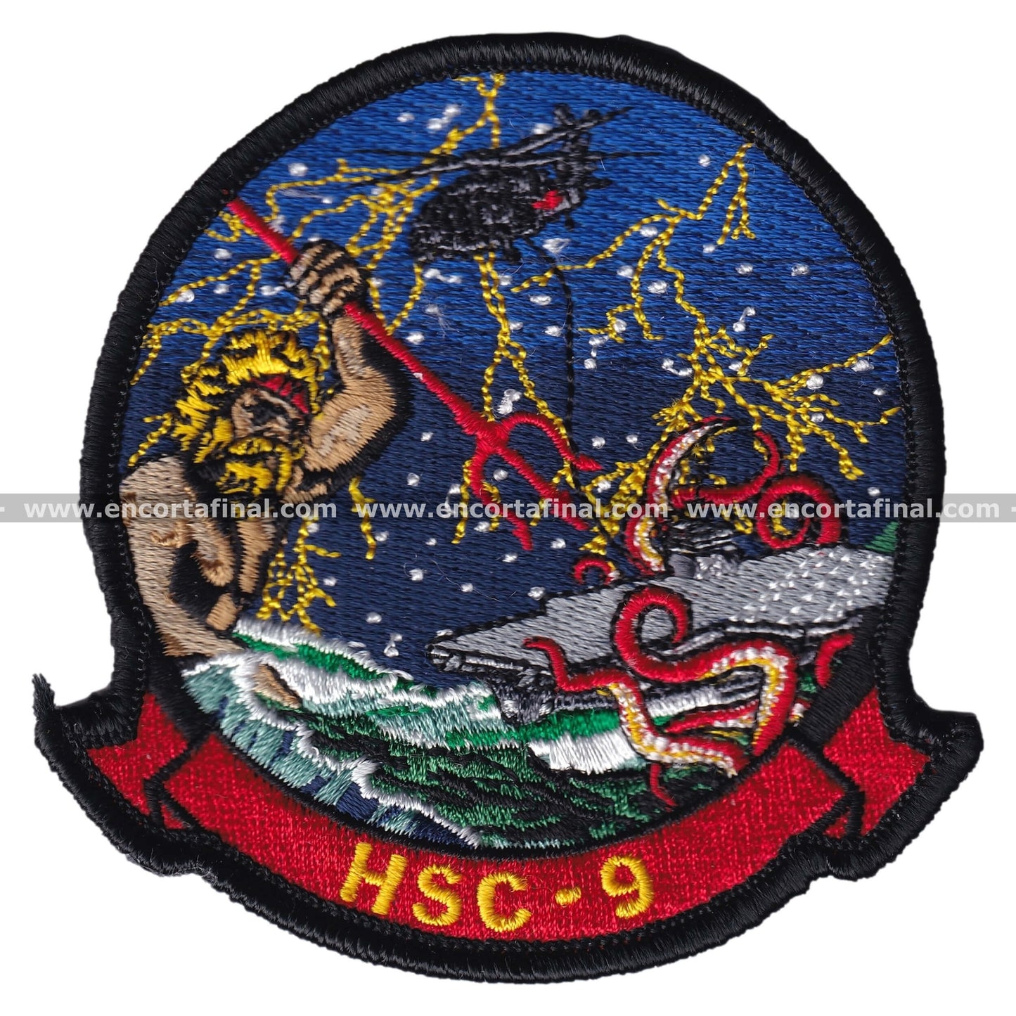 United States Marine Corps Patch - HSC-9 Poseidon Trident