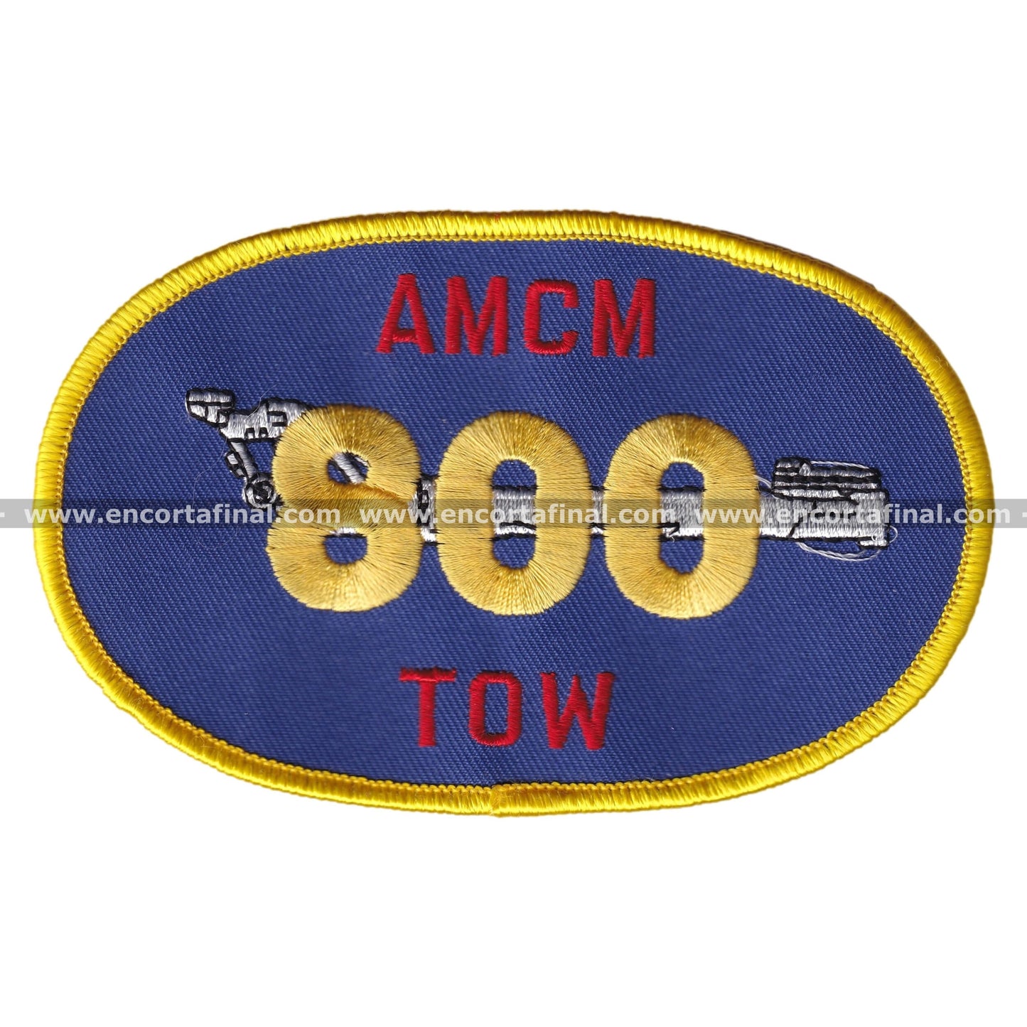 United States Marine Corps Patch - HM-14 Vanguard Amcm 800 Tow Hours