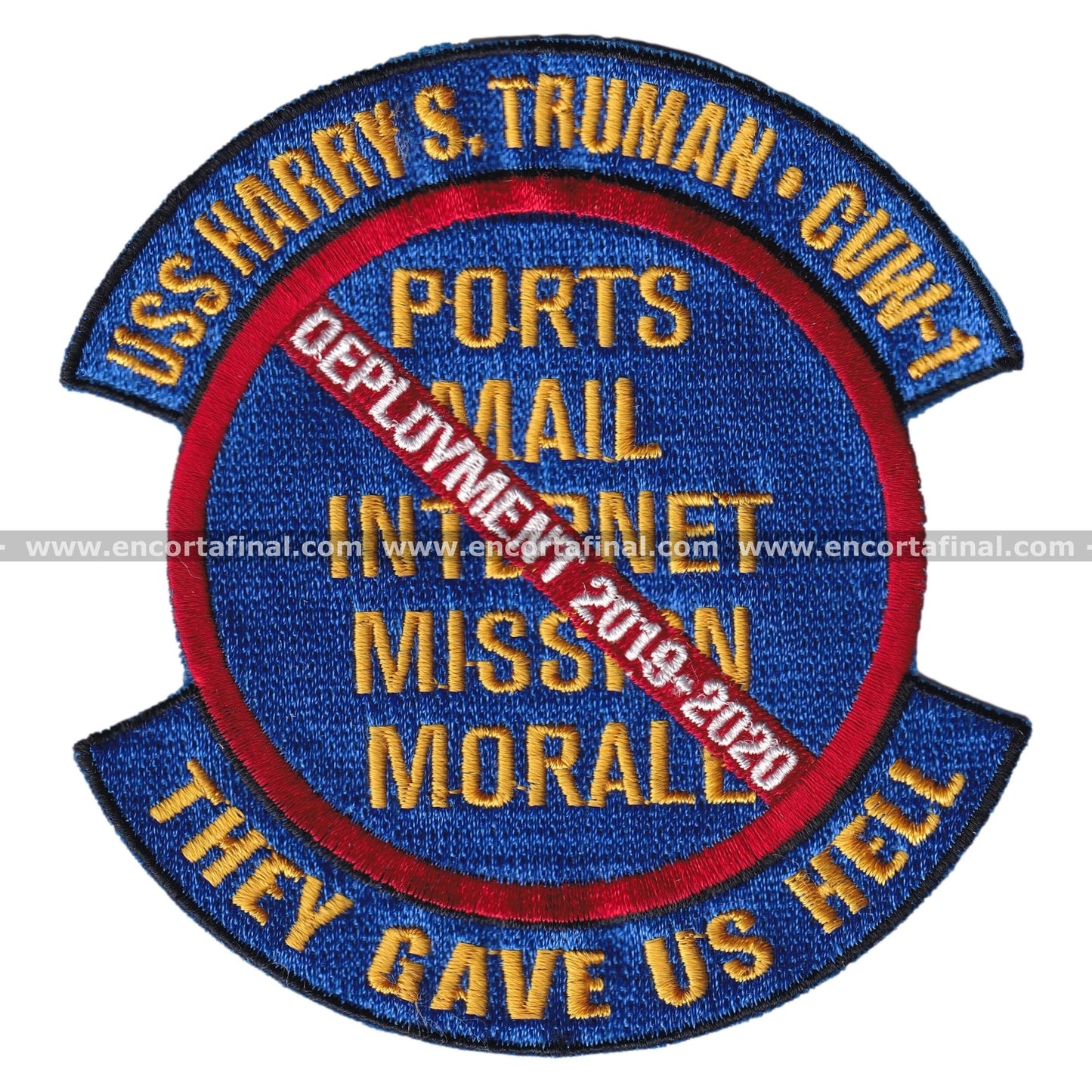 United States Marine Corps Patch - Harry S. Truman CVW-1 - They Gave Us Hell