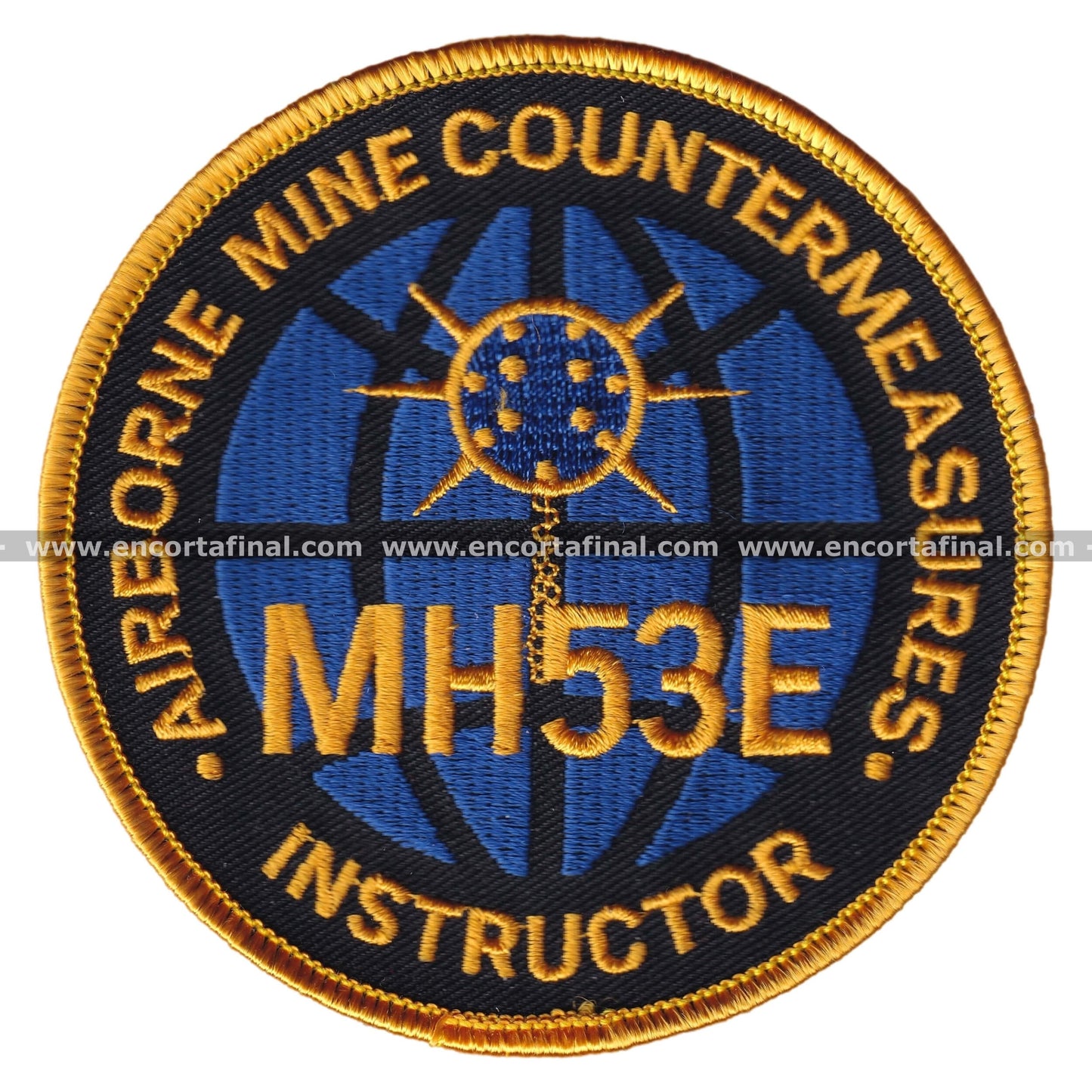 United States Marine Corps Patch - MH-53E - Airborne mine countermeasures - Instructor