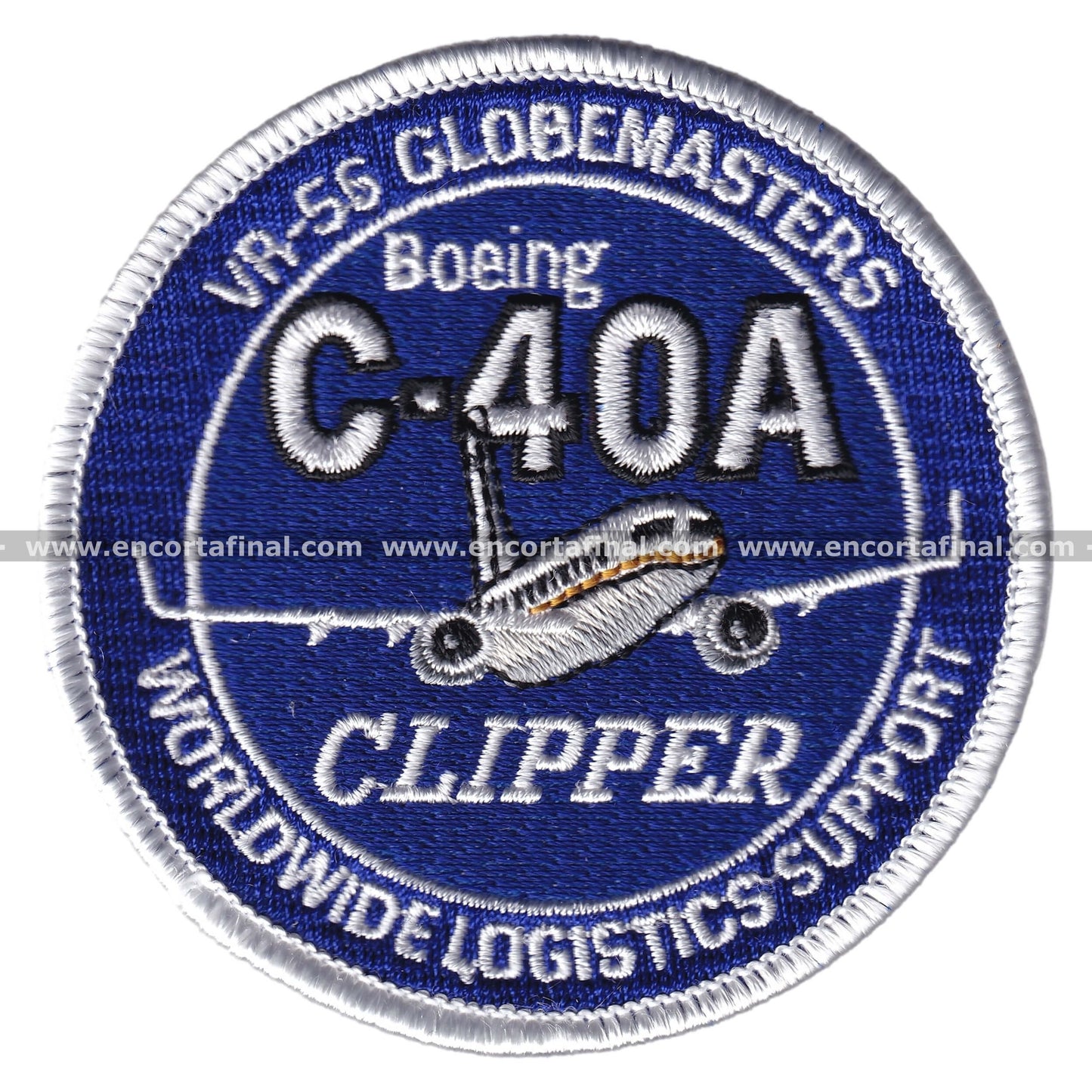 Parche United States Marine Corps - VR-56 - Globemasters - Boeing C40A - Worldwide logistic support