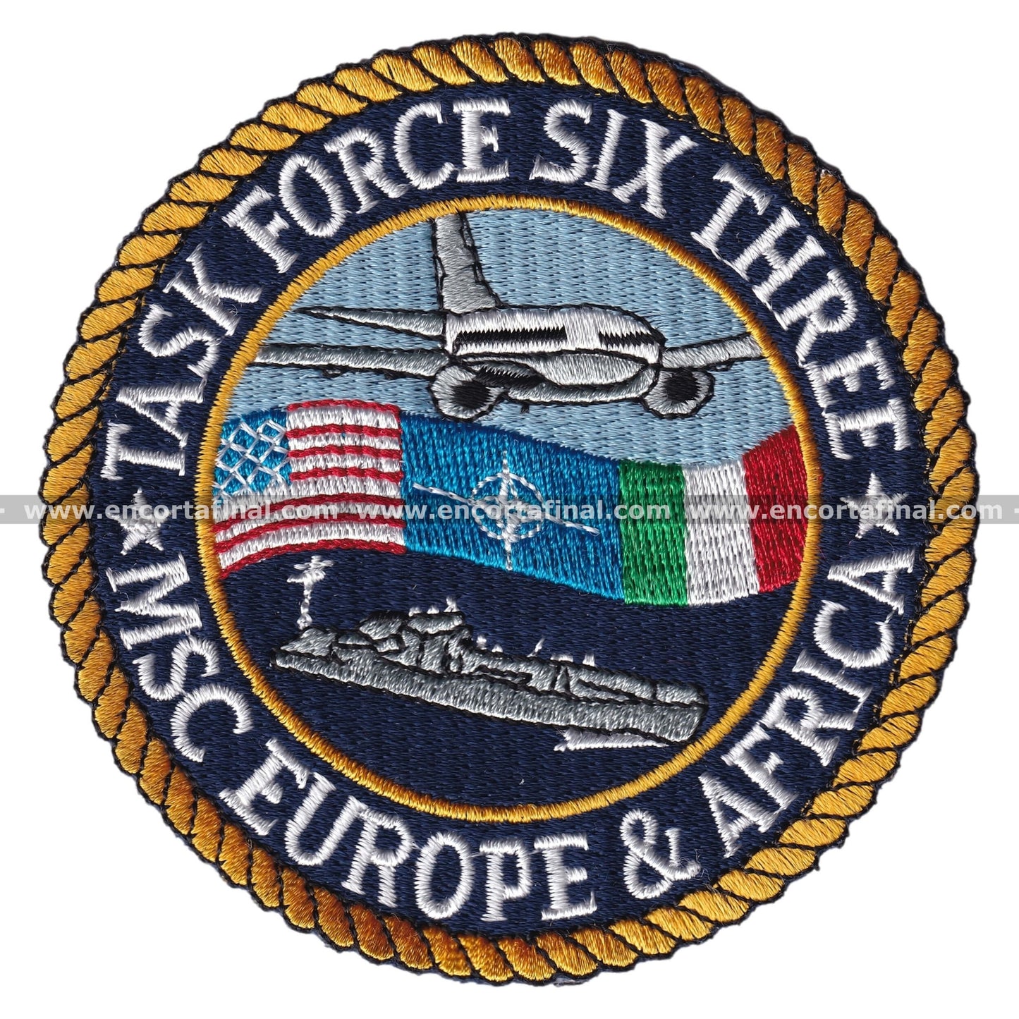 United States Navy Patch - Task Force Six Three - MSC Europe & Africa
