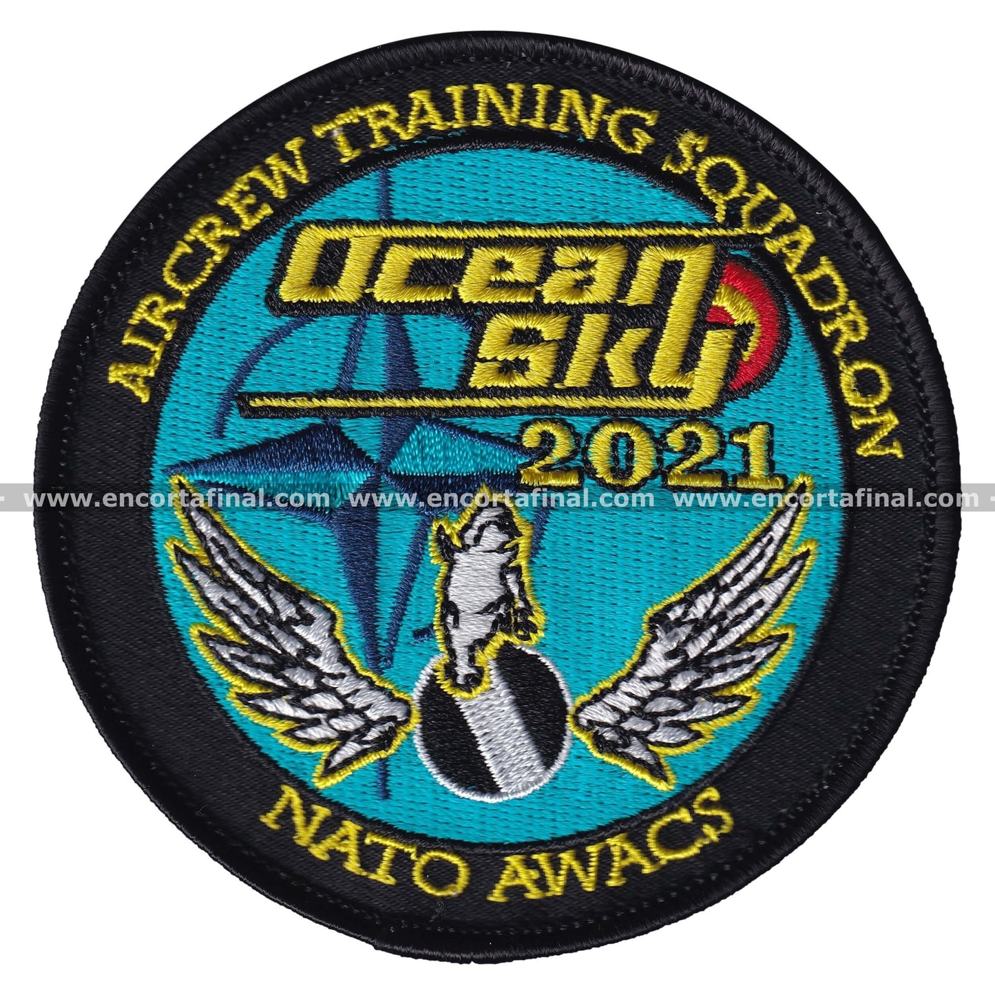Parche Ocean Sky 2021 - Air Crew Training Squadron - NATO AWACS