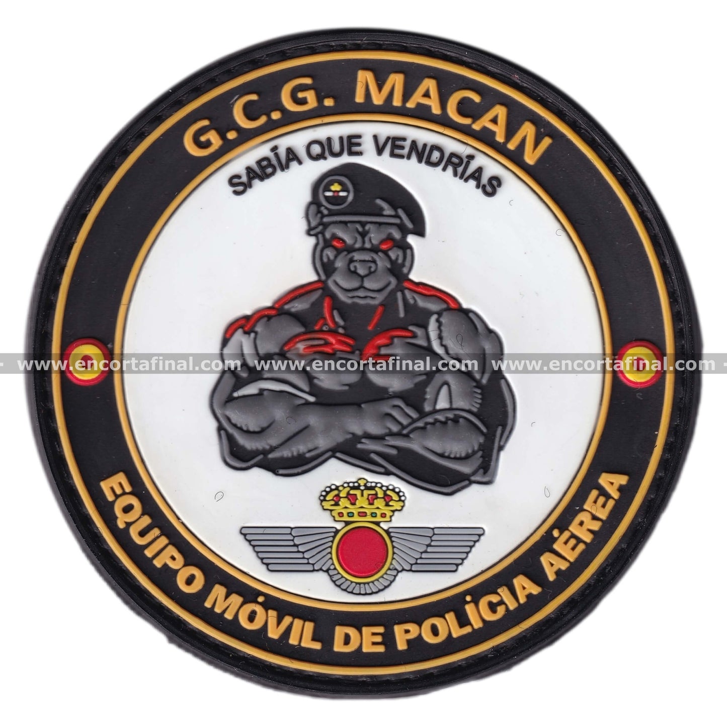 GCG MACAN Patch - Mobile Air Police Team - I Knew You Would Come