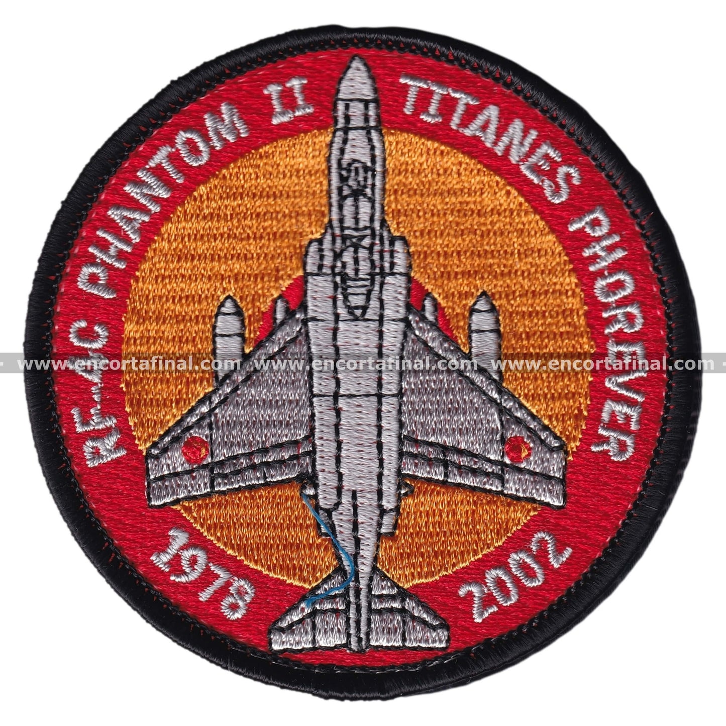 Air Force Patch - RF-AC Phantom II - Phorever Titans - 1978-2002