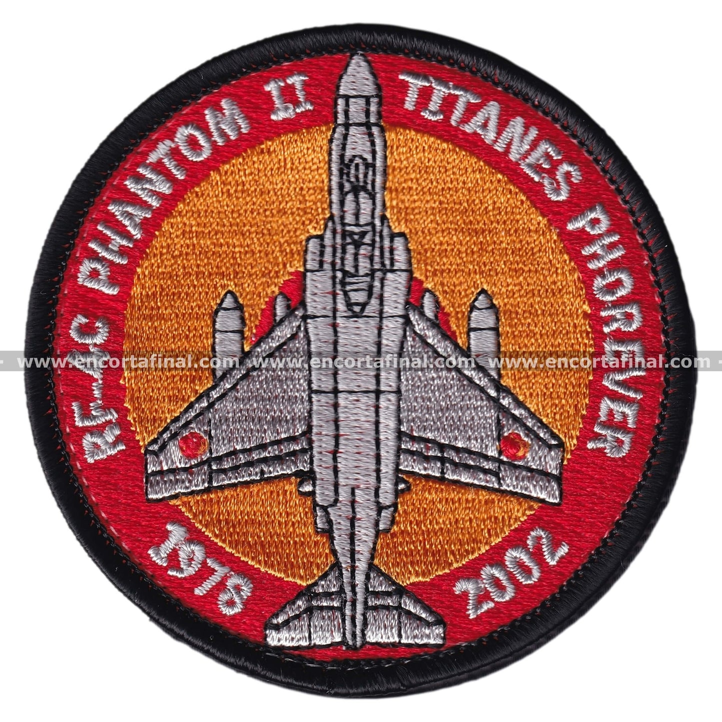 Air Force Patch - RF-AC Phantom II - Phorever Titans - 1978-2002