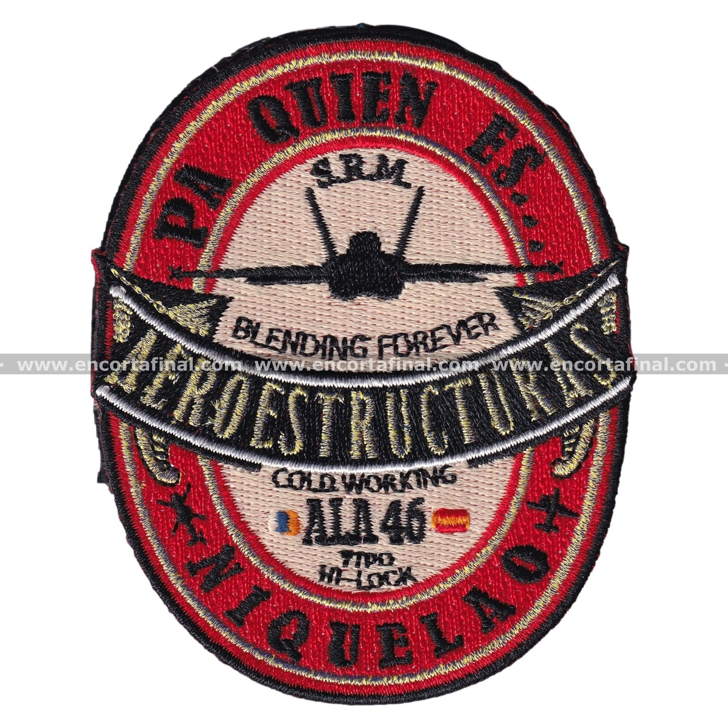 Wing 46 Patch - Aerostructures - Who is it for... nickel-plated