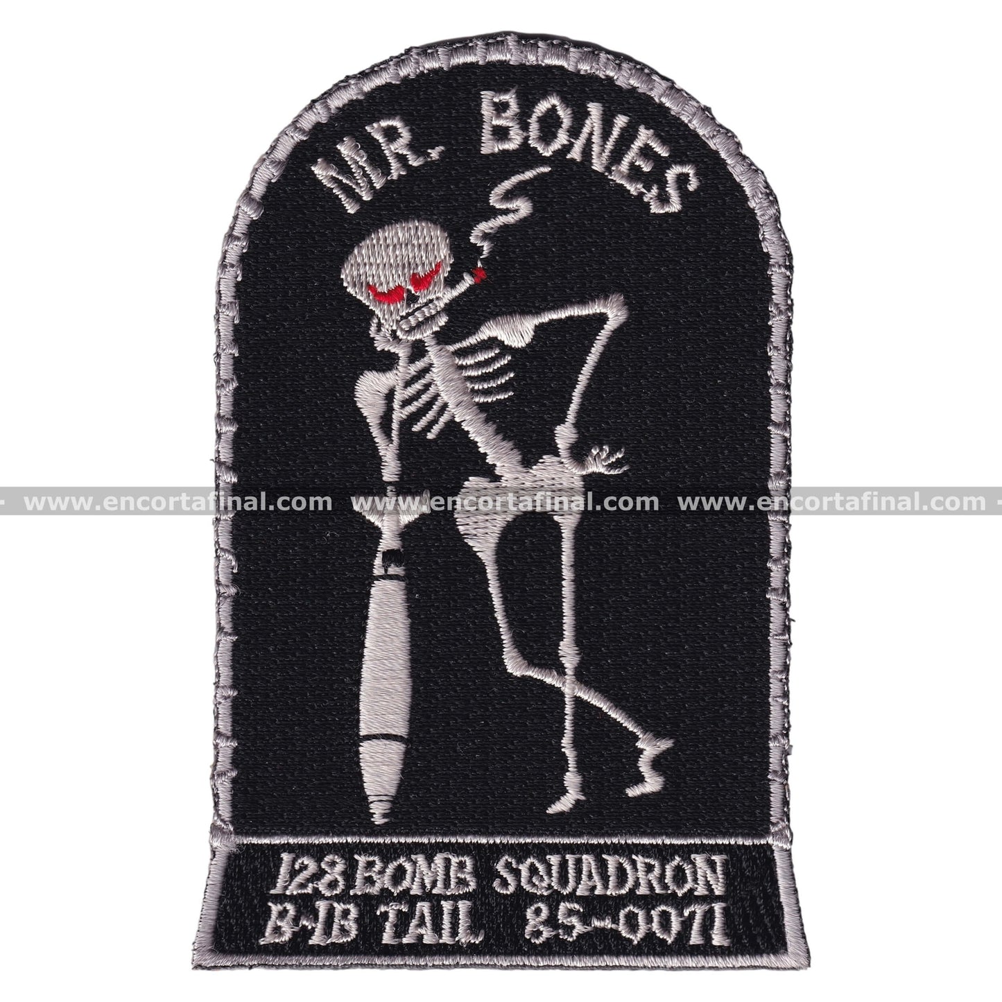 Parche United States - Mr Bones - 128 Bomb Squadron
