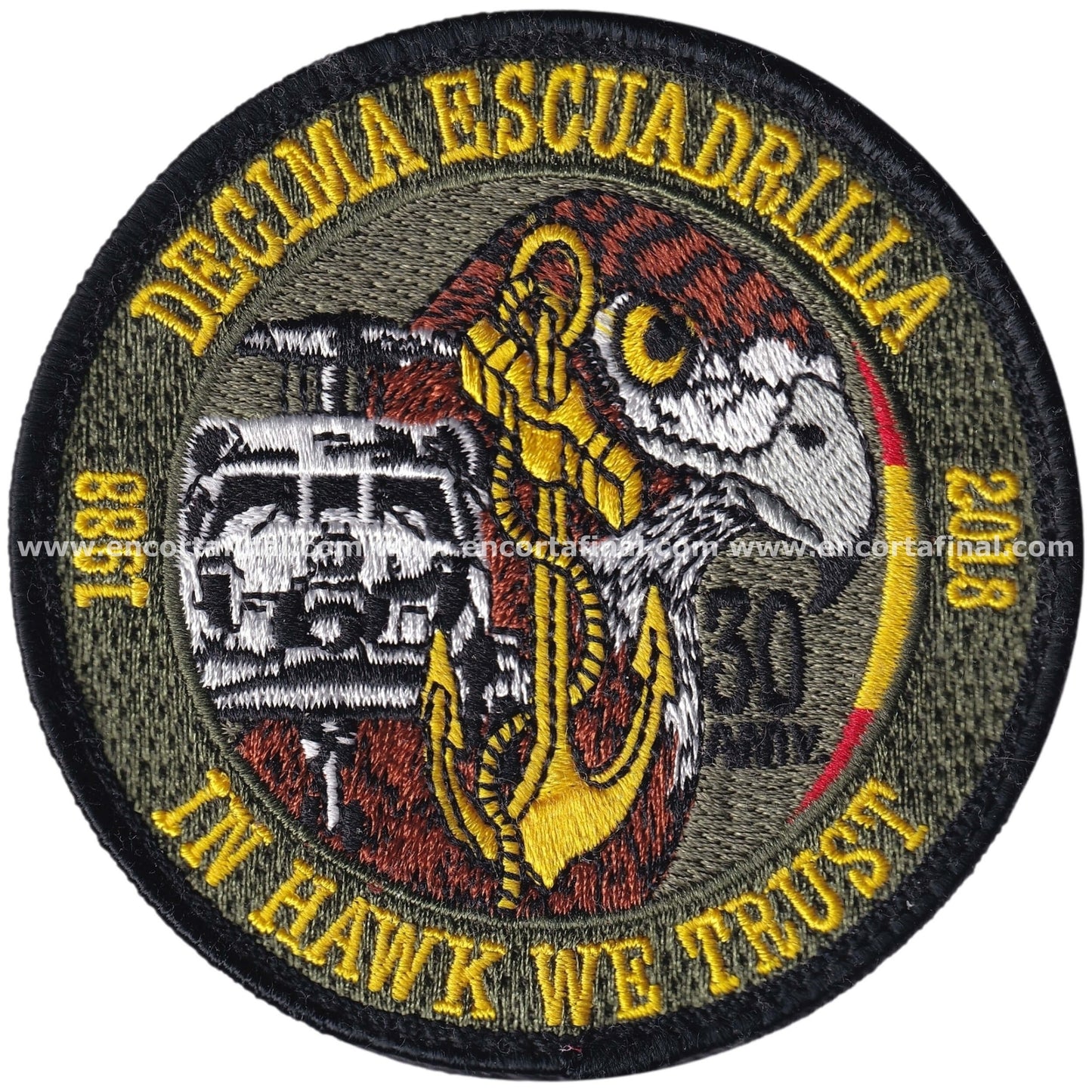 Tenth Squadron Patch - 1998-2018