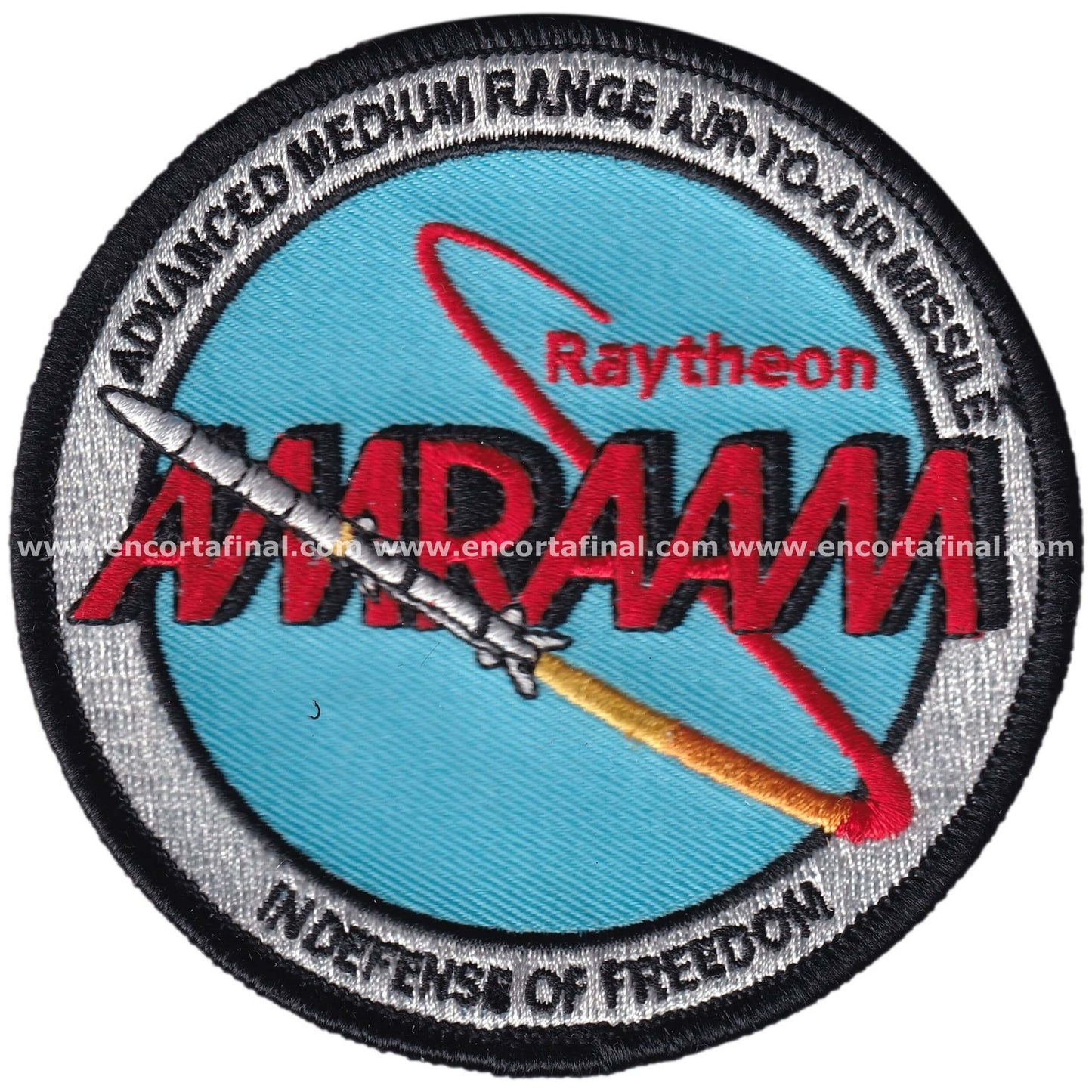 Parche AMRAAM - Raytheon - Advanced Medium Range Air to Air Missile - In Defense of Freedom