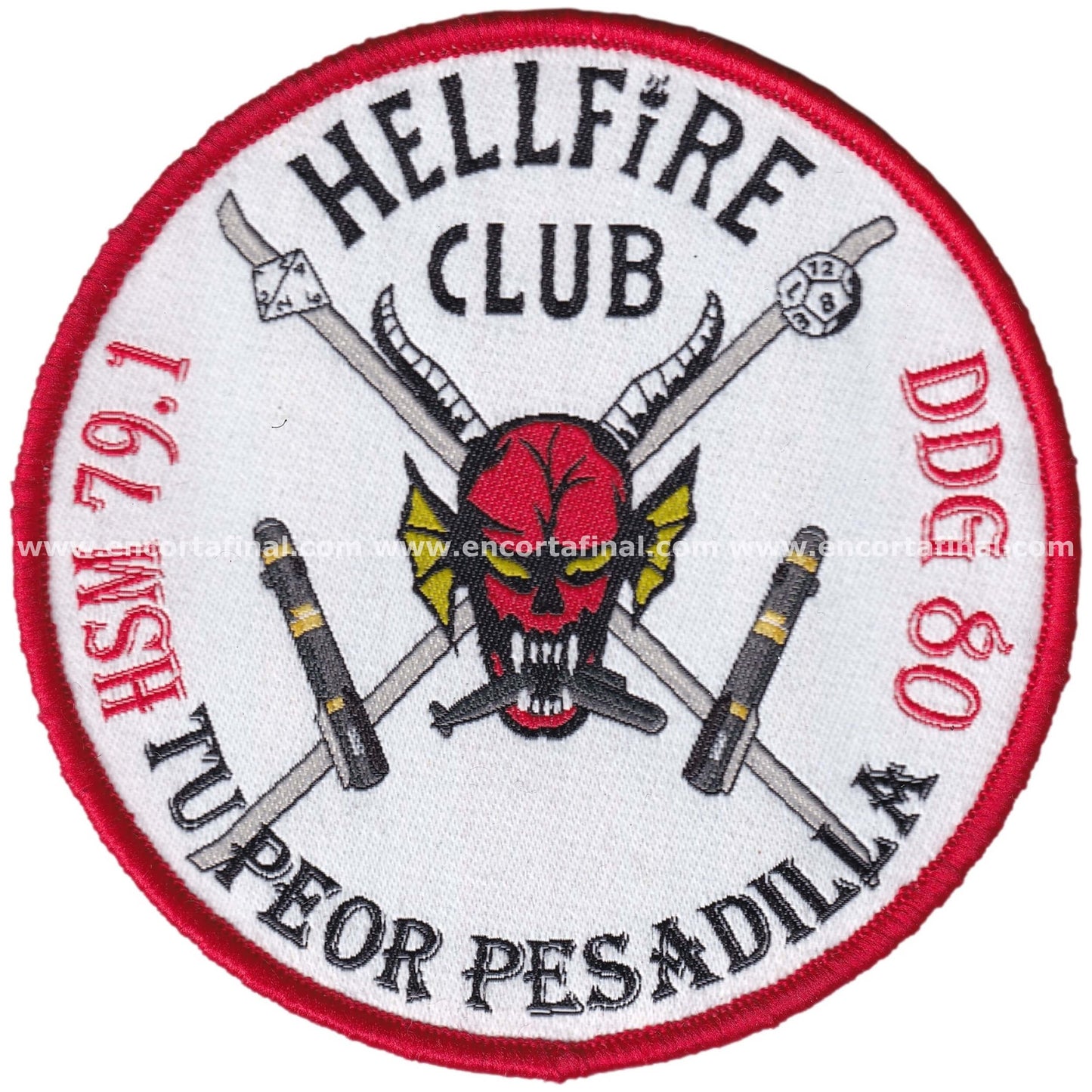 United States Air Forces Patch - Hellfire Club - Your Worst Nightmare - HSM 79.1 - DDG 80