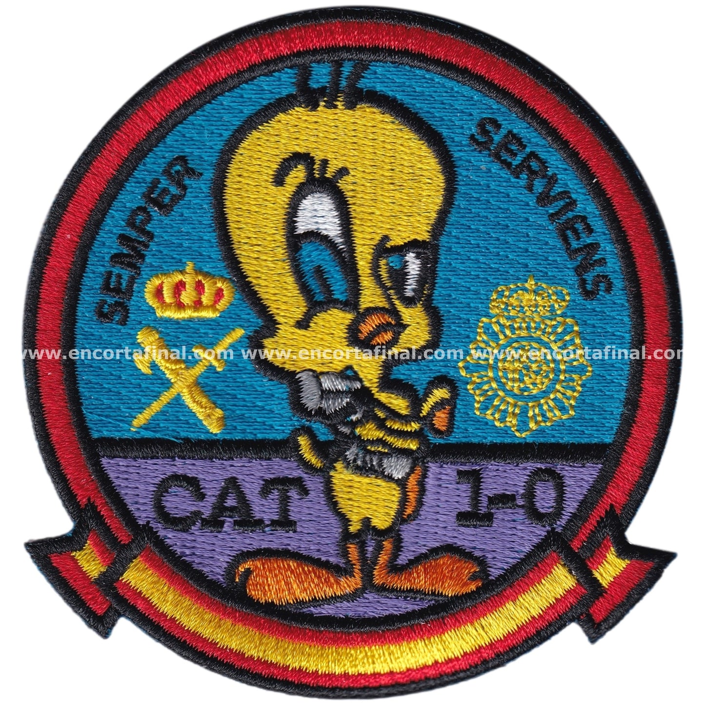 Civil Guard Patch - National Police - Semper Serviens - CAT 1-0