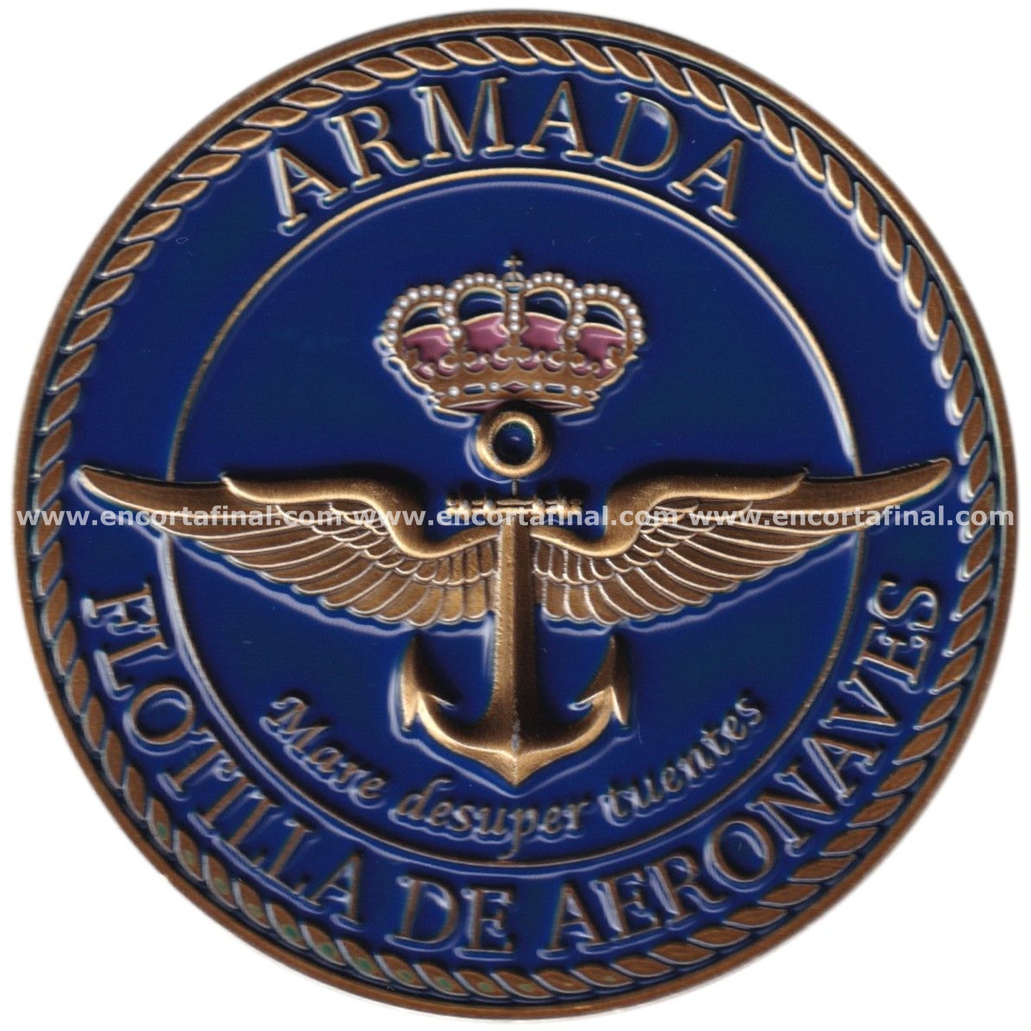 Moneda Grupo Aereo Embarcable - Omnia Videam - Nulla Amitittur - Armada - Flotilla de Aeronaves